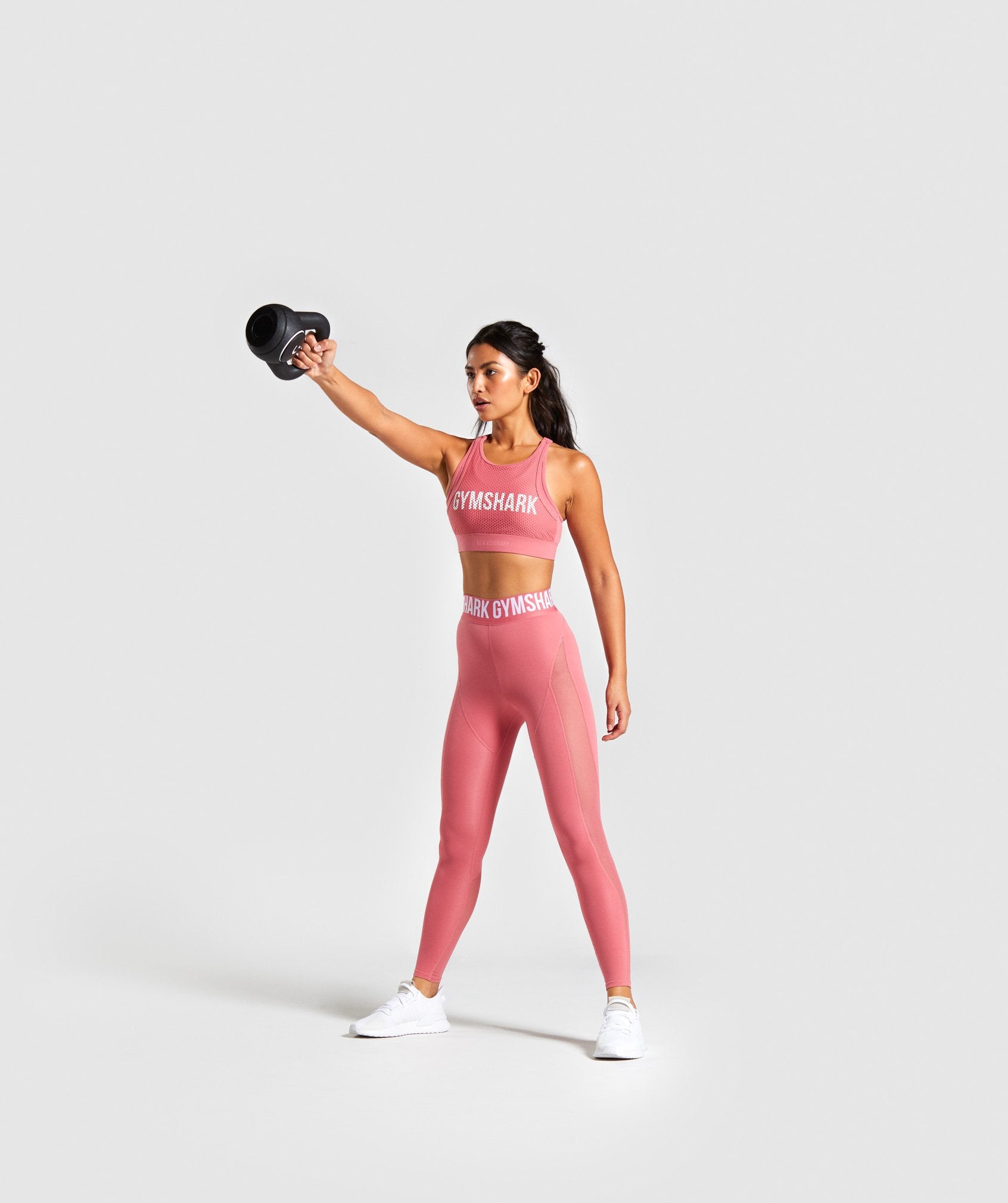 Gymshark Movement Mesh Sports Bra - Rose Slate