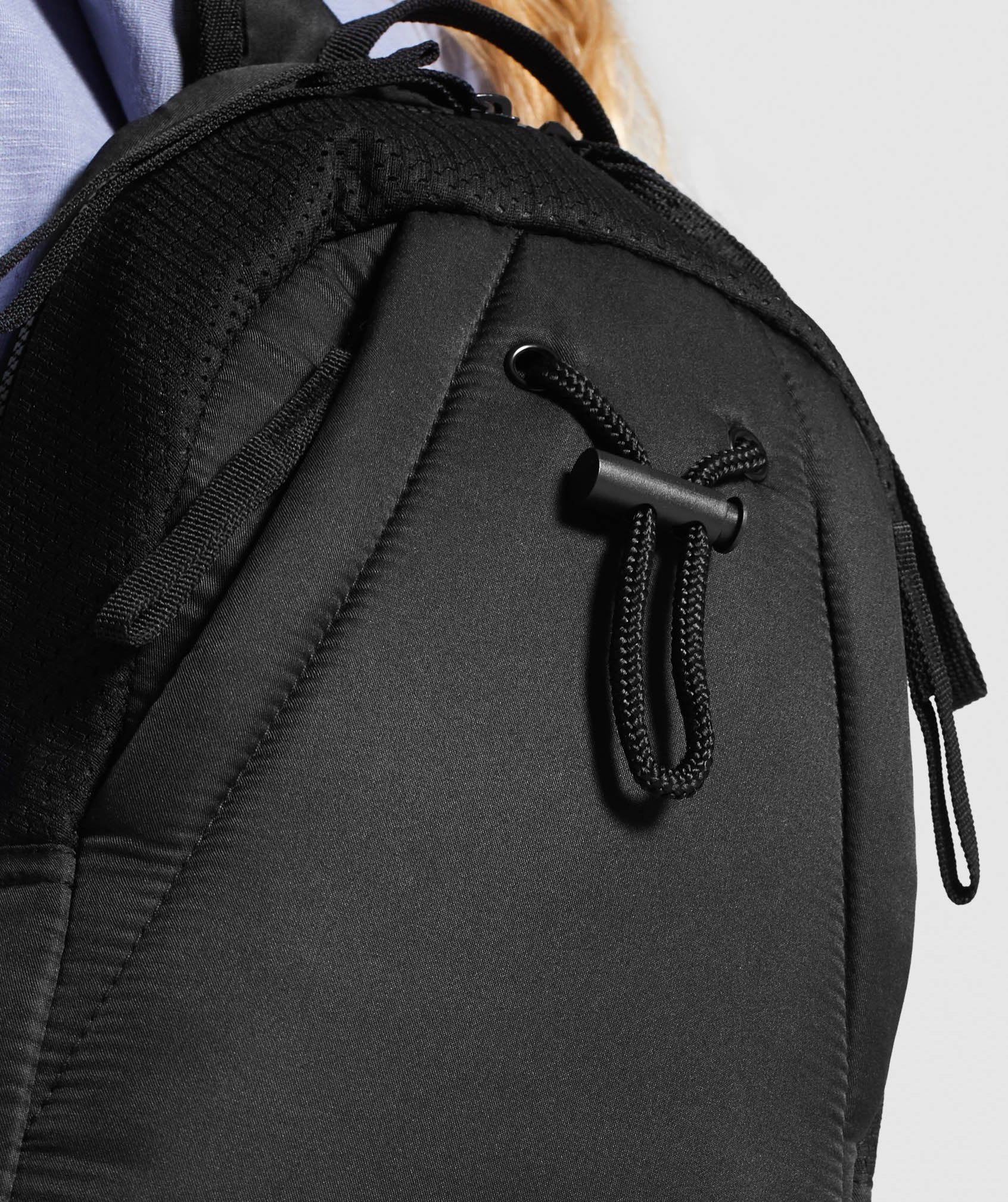 Mini Mesh Backpack in Black - view 5