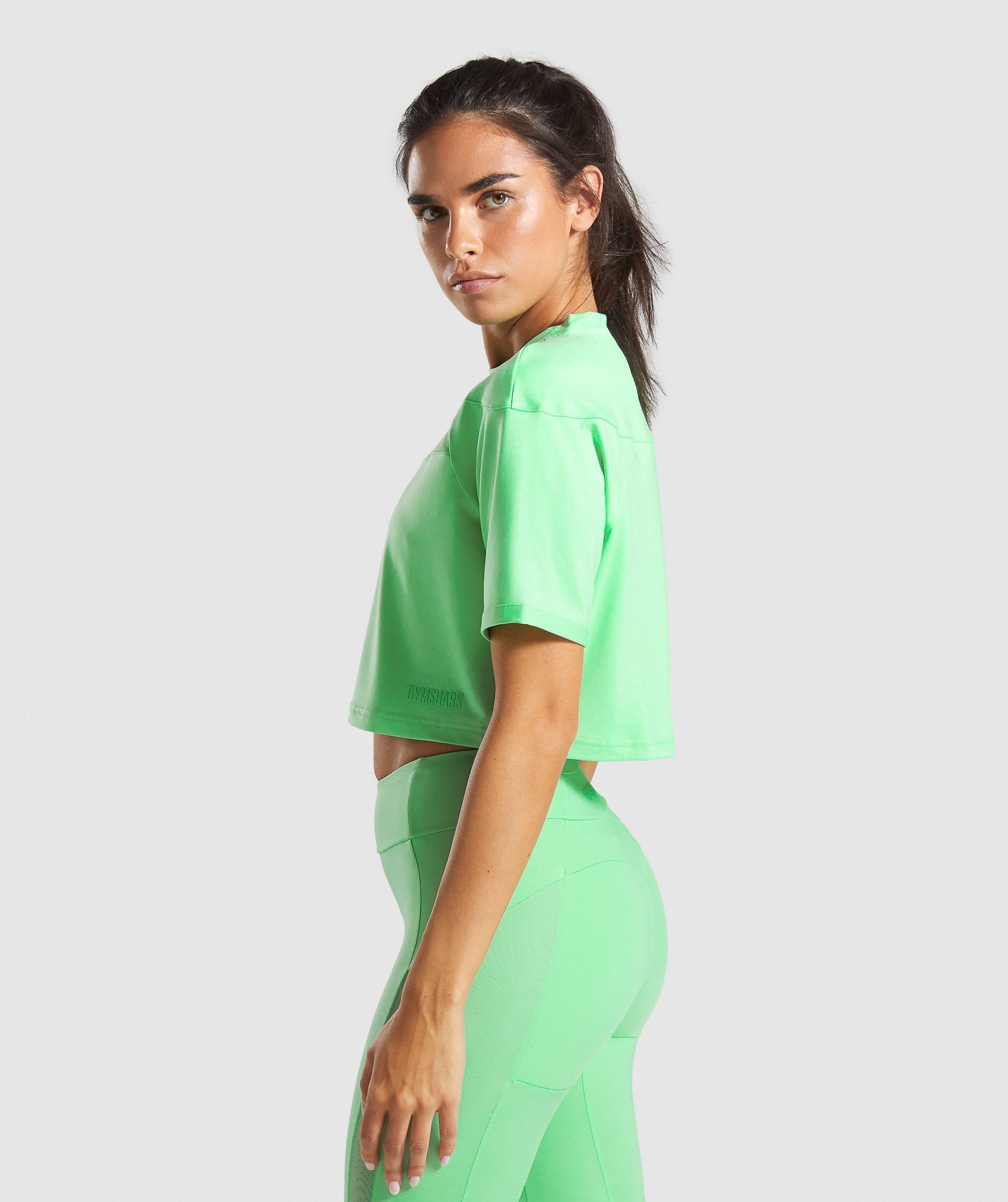 Move Crop Top in Light Green - view 3