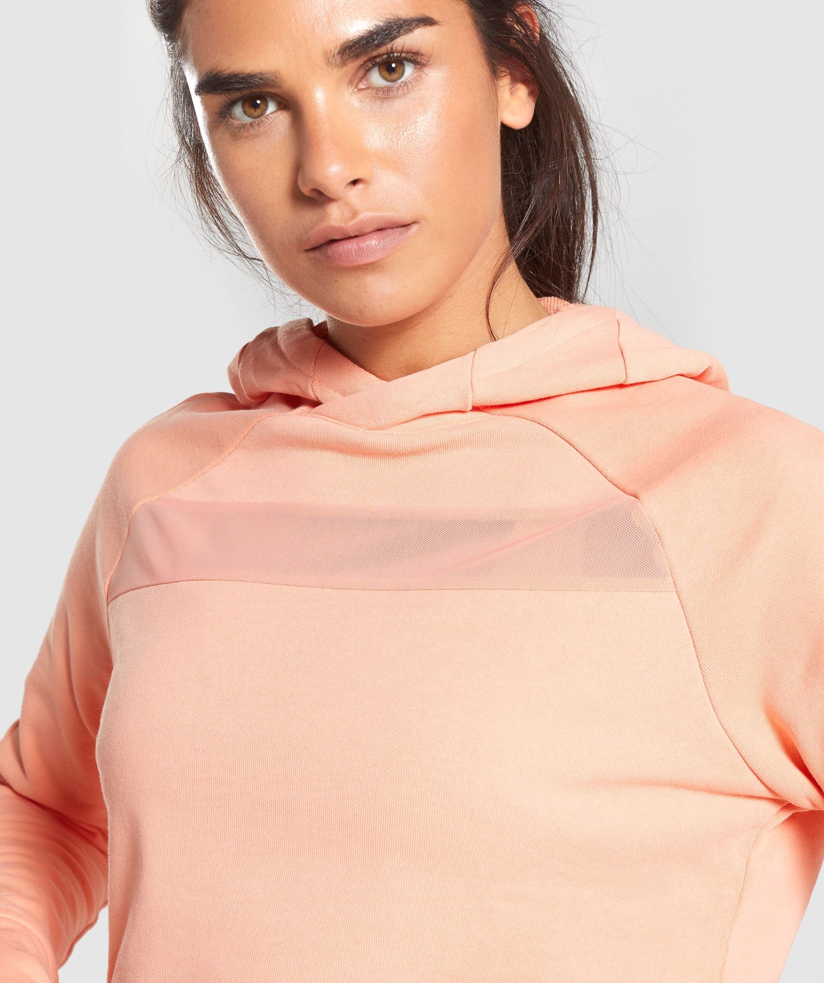 Move Cropped Hoodie in Peach - view 5