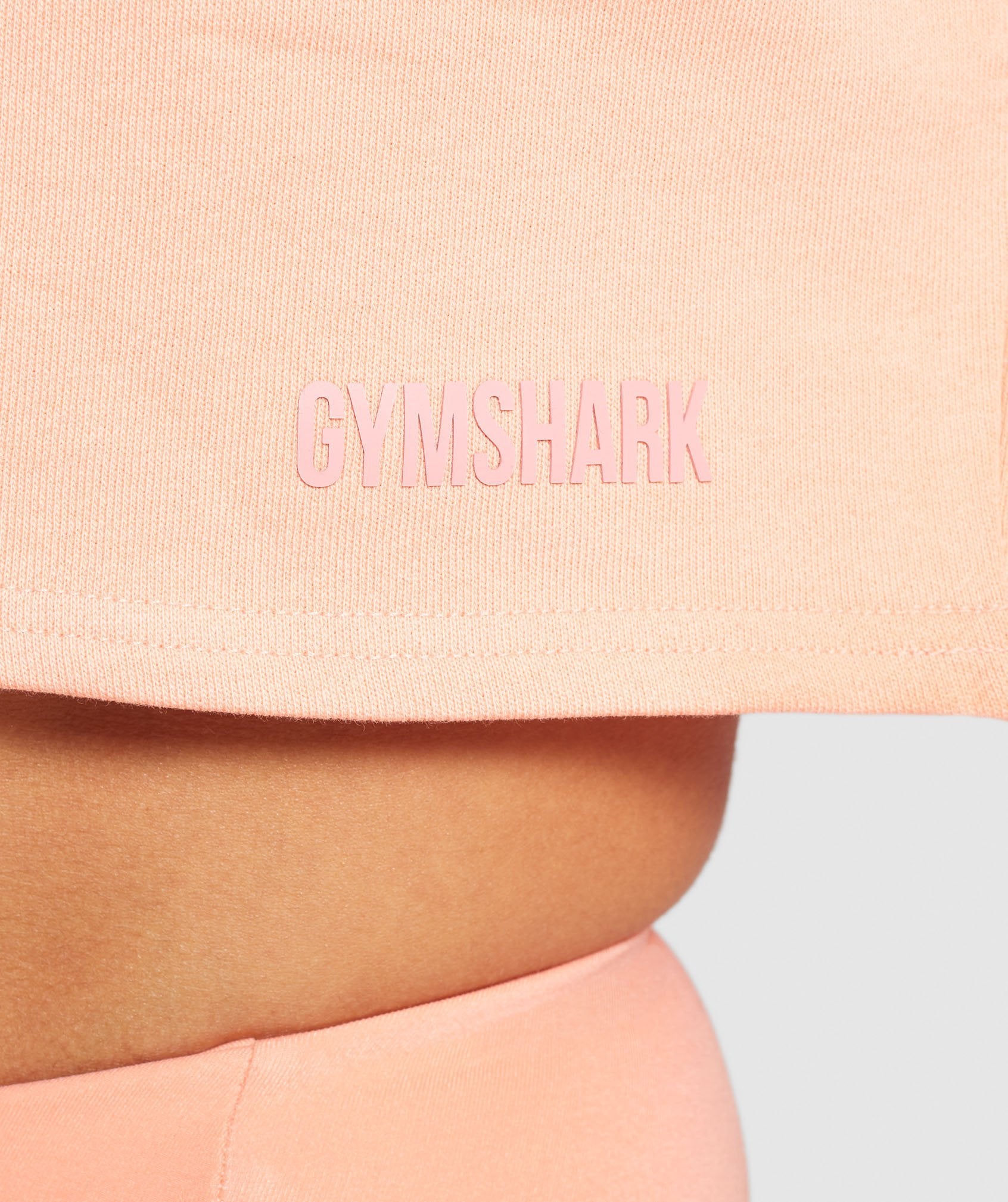 Move Cropped Hoodie in Peach - view 6