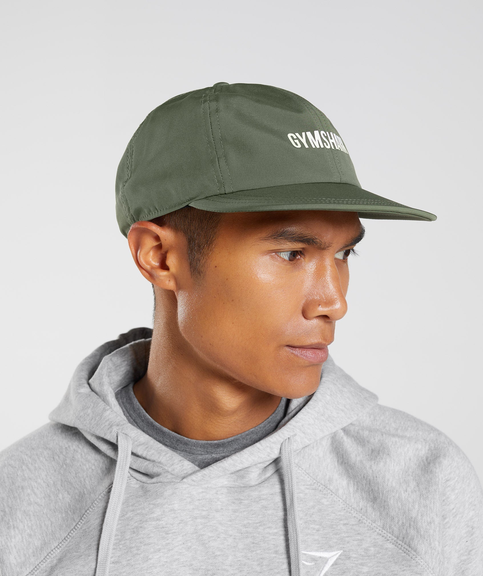 Flat Peak Cap in Core Olive - view 2