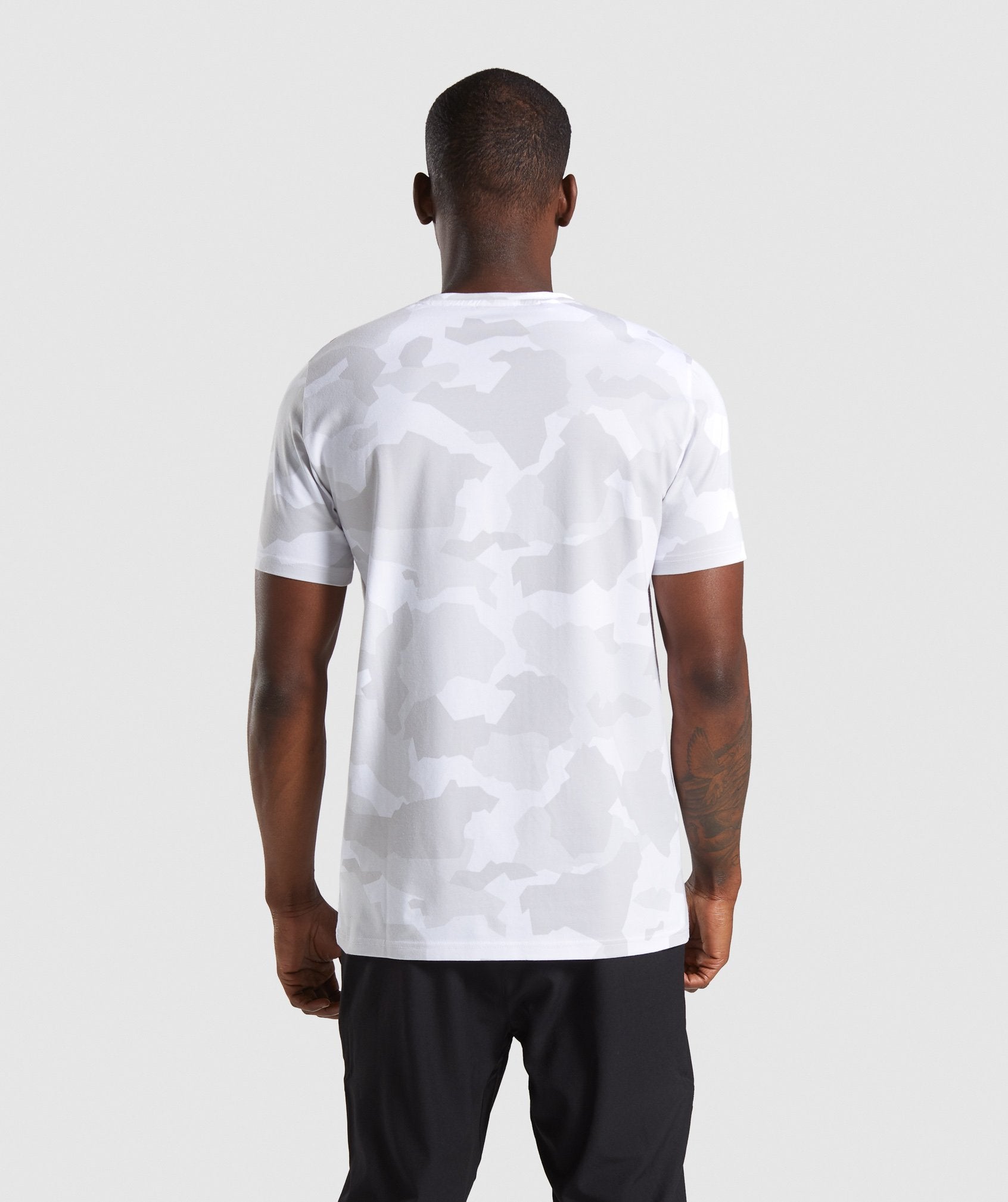 Camo T-Shirt in White - view 2