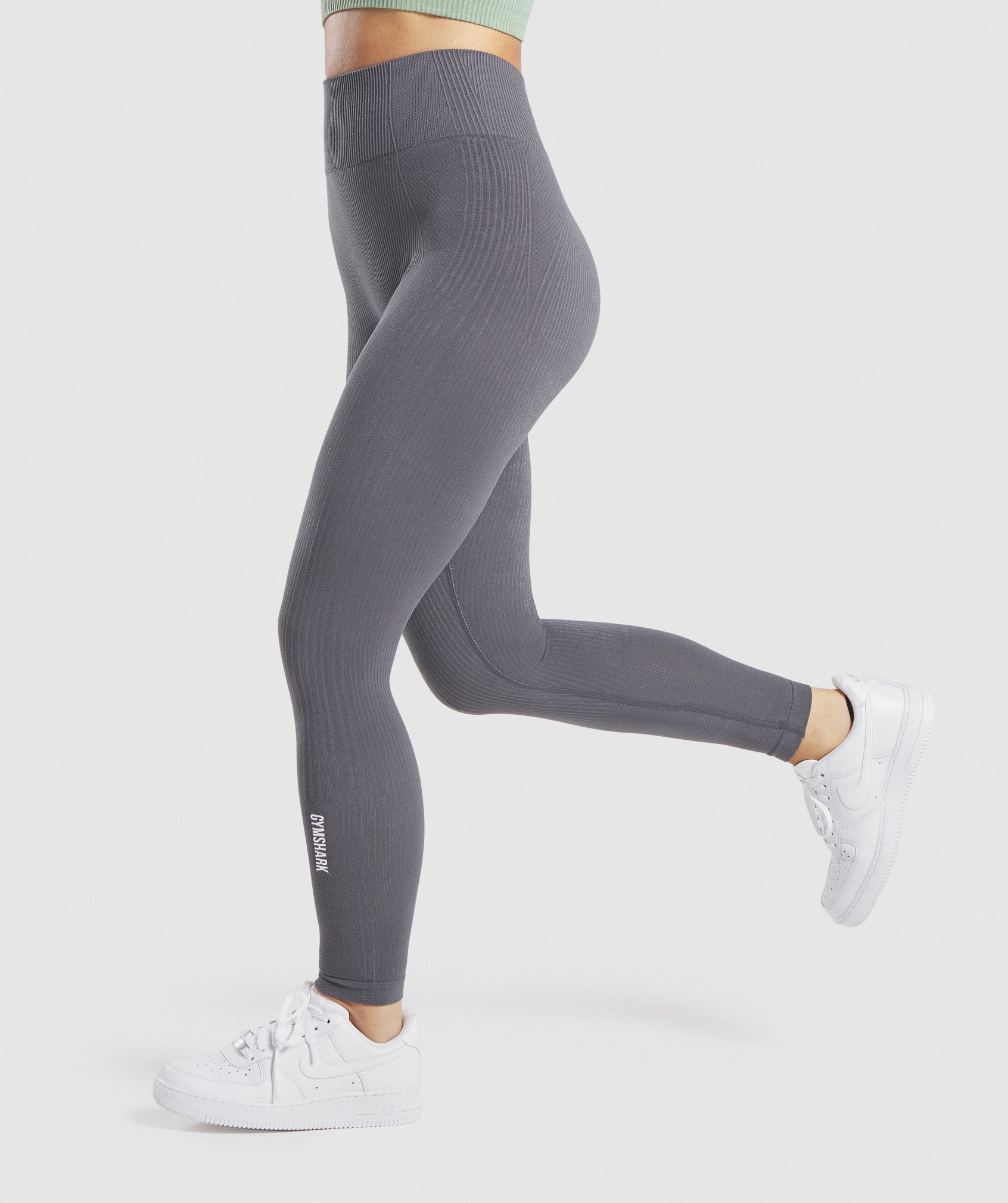 Power Down Leggings in Charcoal