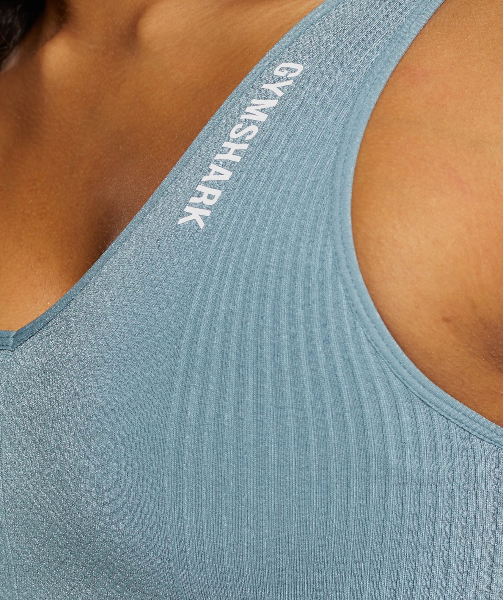 Power Down Sports Bra in Turquoise