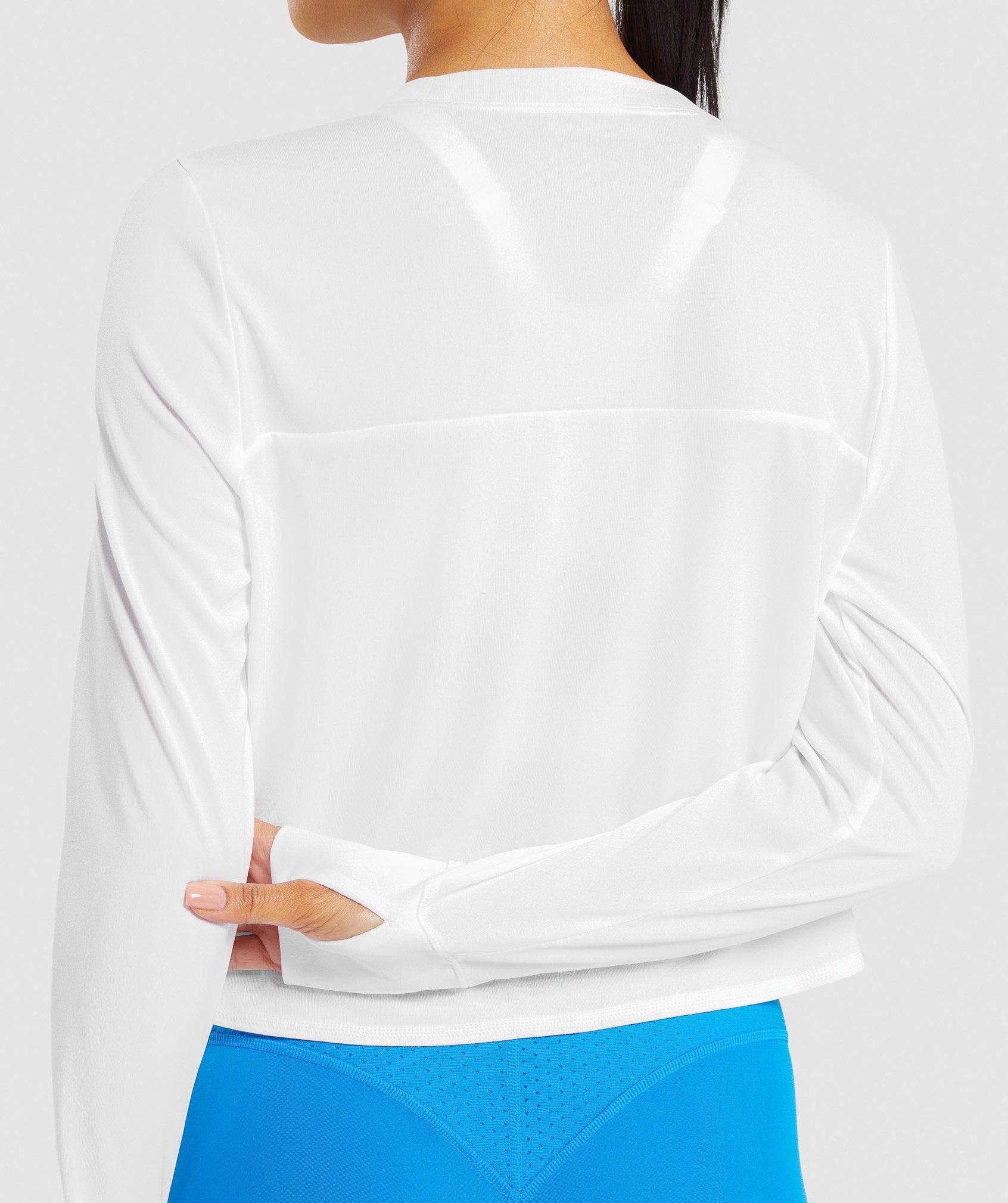 Pulse Long Sleeve Top in White