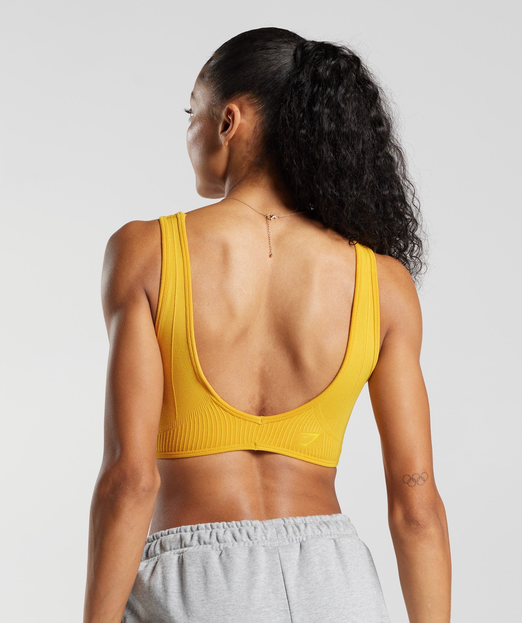 Rest Day Seamless Bralette in Sunny Yellow - view 2