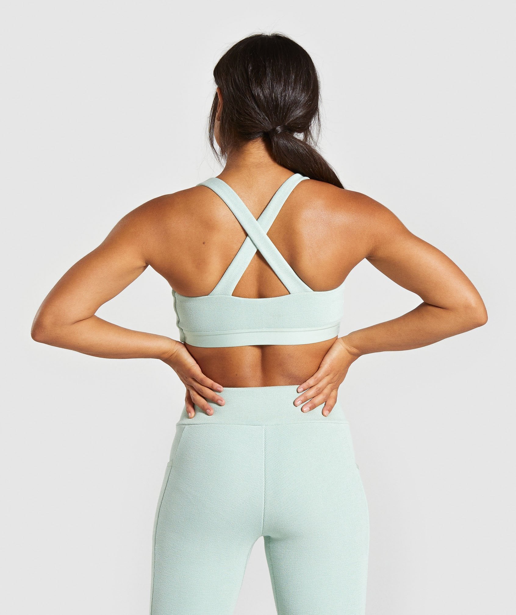 Poise Sports Bra in Light Green