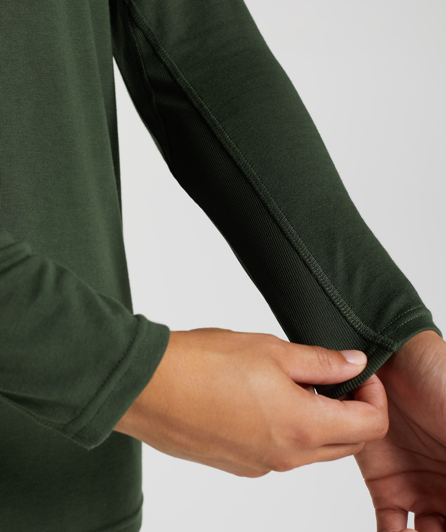 GS Power Long Sleeve T-Shirt in Moss Olive - view 3