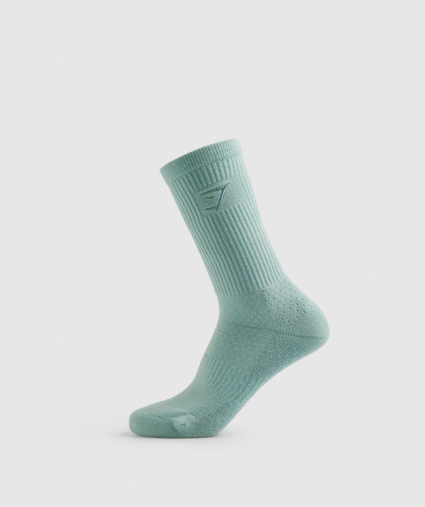 Premium Sharkhead Crew Sock 1pk in Frost Teal/Ink Teal - view 1