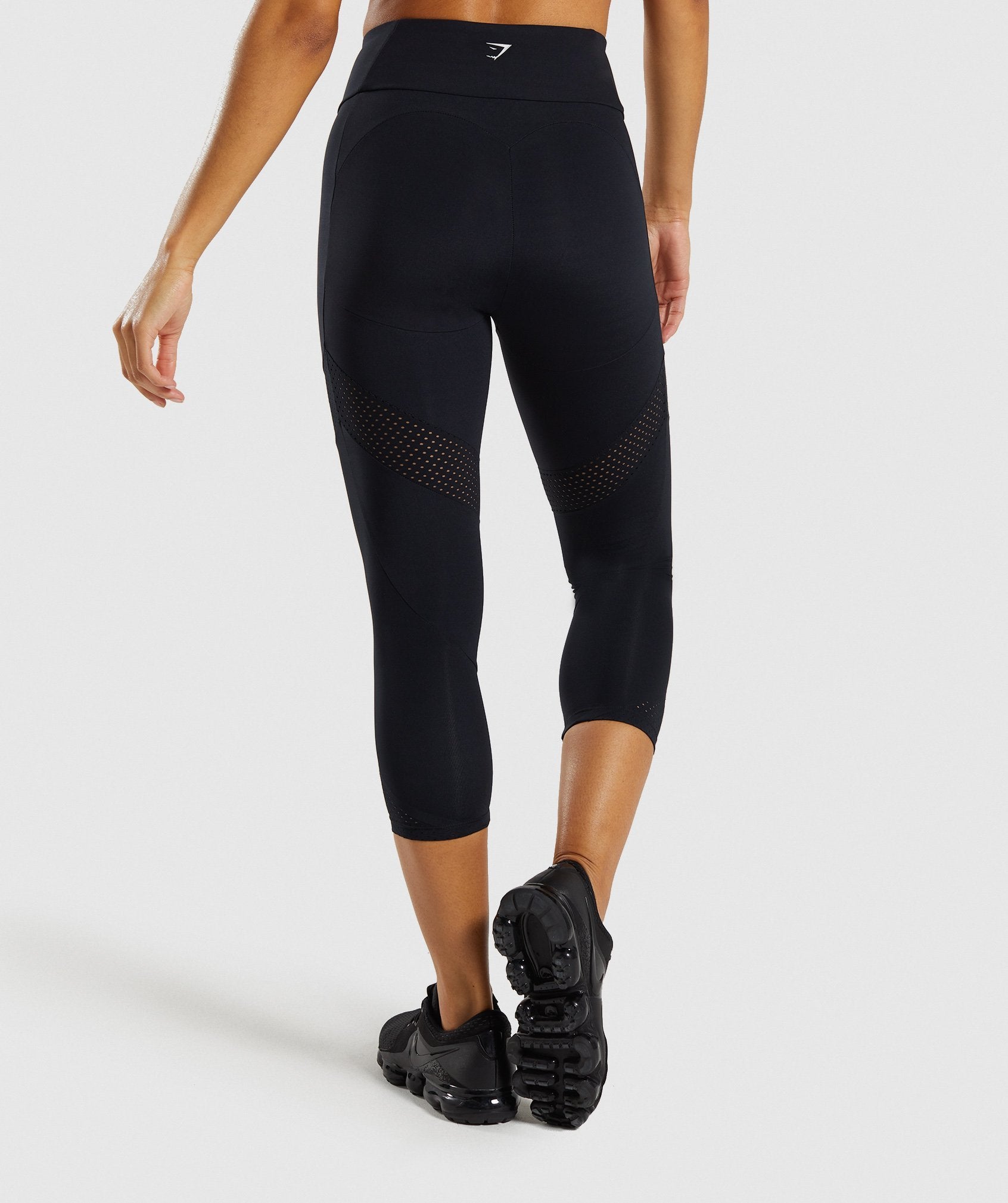 Pro Perform Crop Leggings in Black - view 2