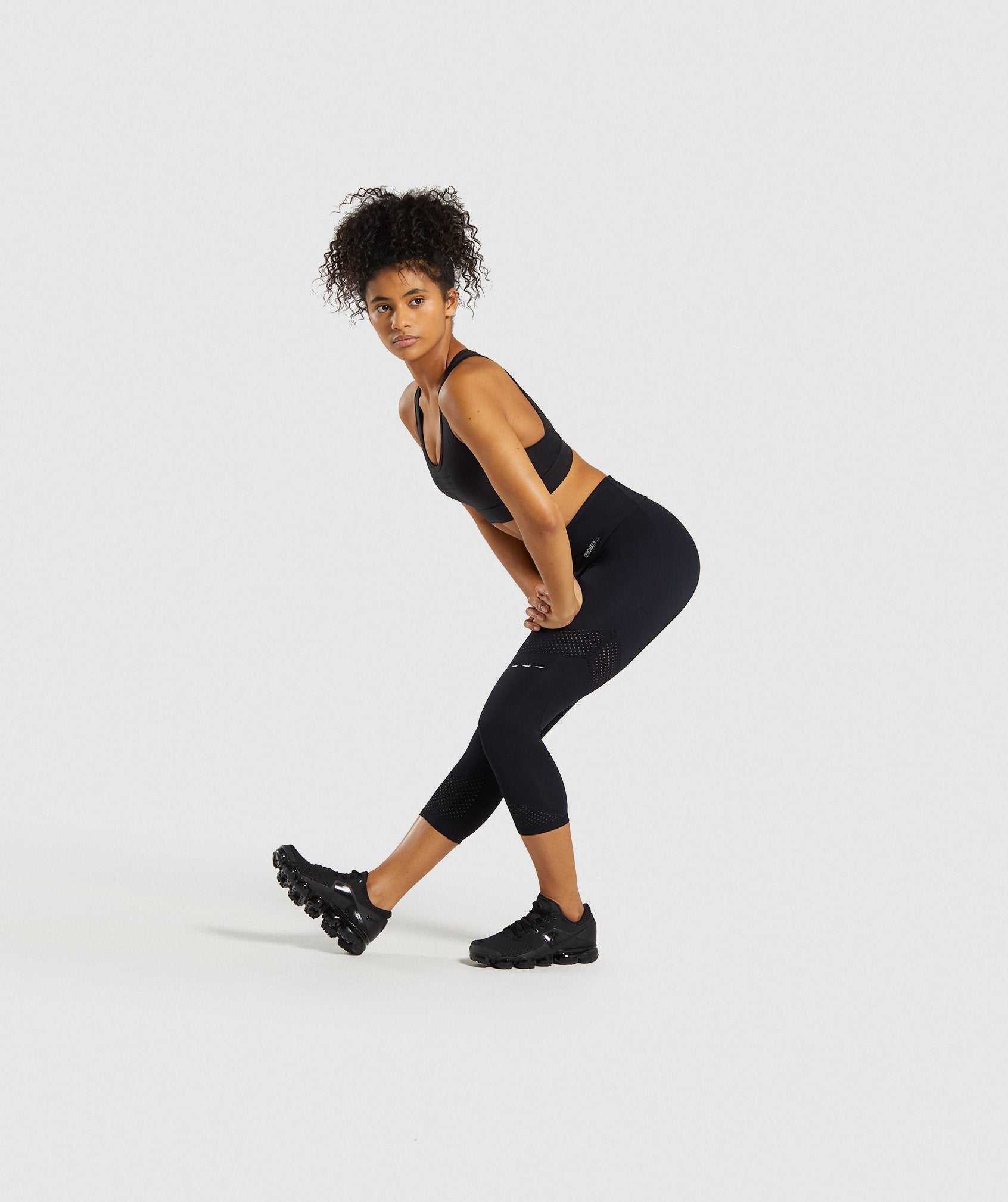 Pro Perform Crop Leggings in Black - view 4