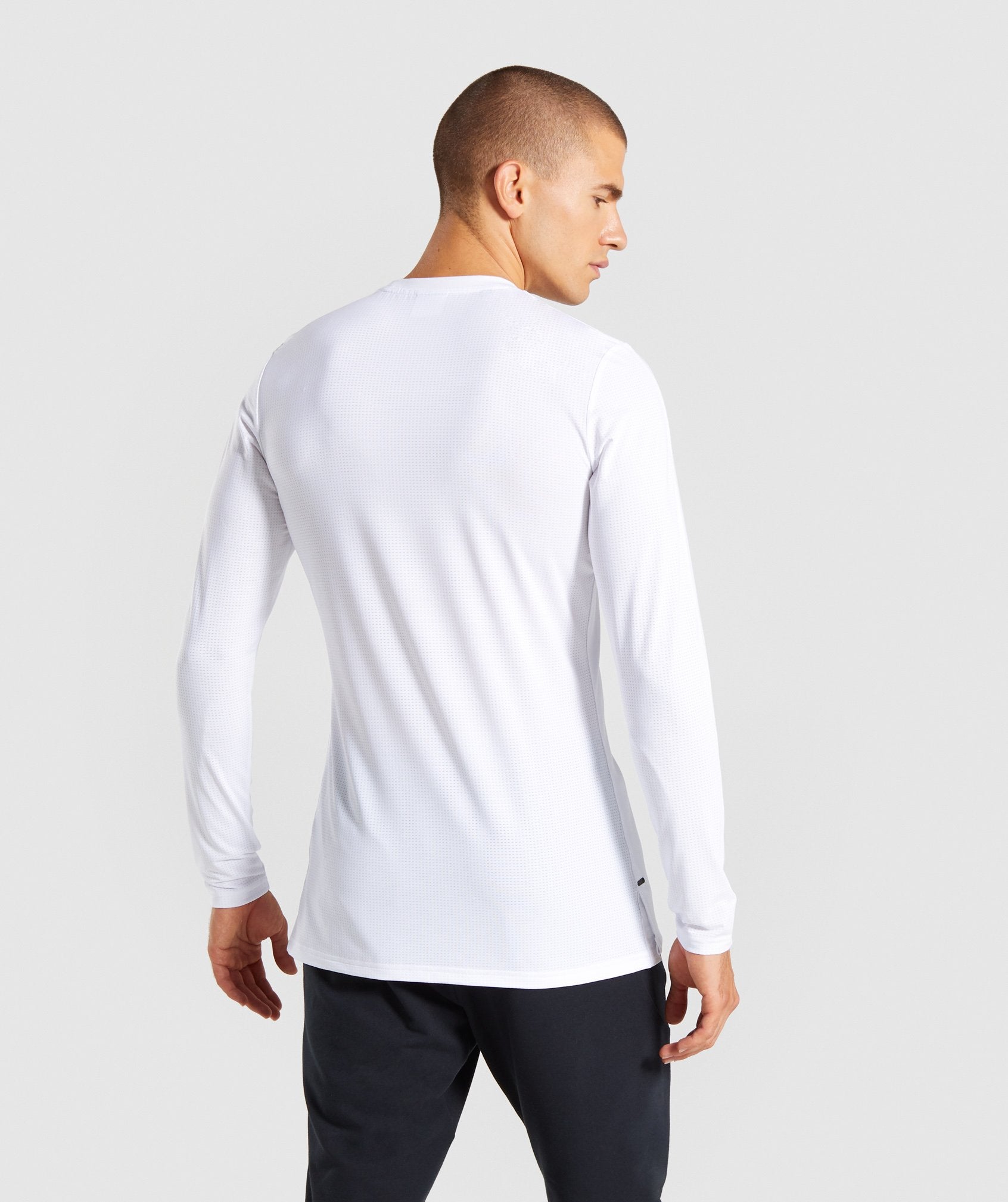 Raid Long Sleeve T-Shirt in White - view 2