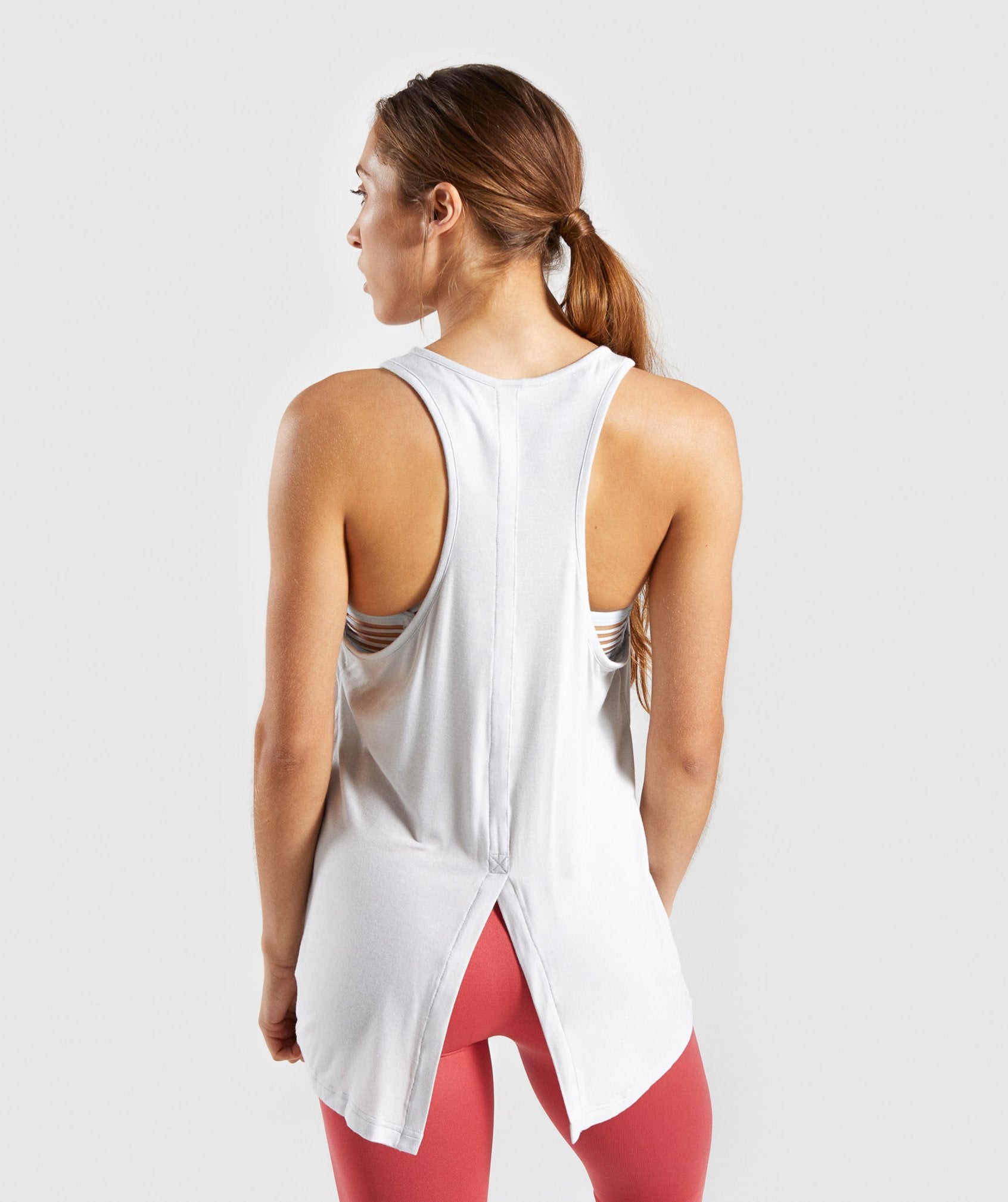 Relaxed Graphic Vest in Light Grey - view 2