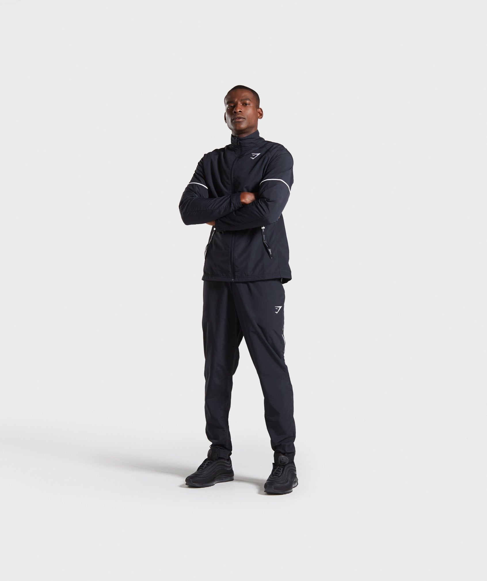 Recess Track Top in Black - view 4