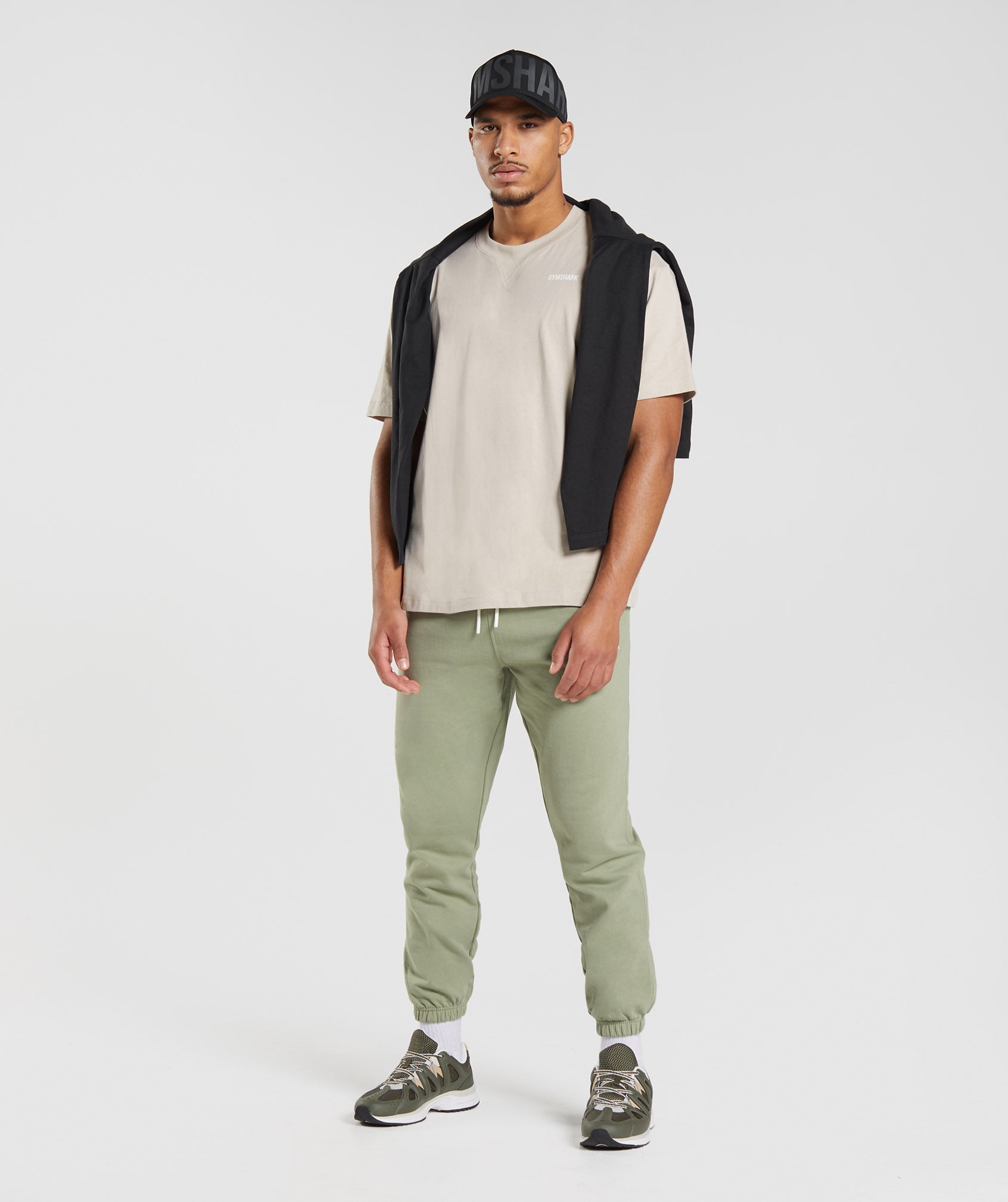 Rest Day Sweats Joggers in Sage Green - view 4