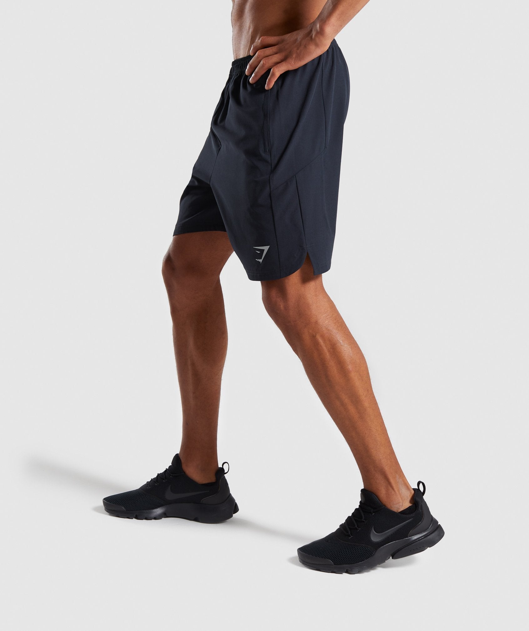 Running Shorts in Black - view 3