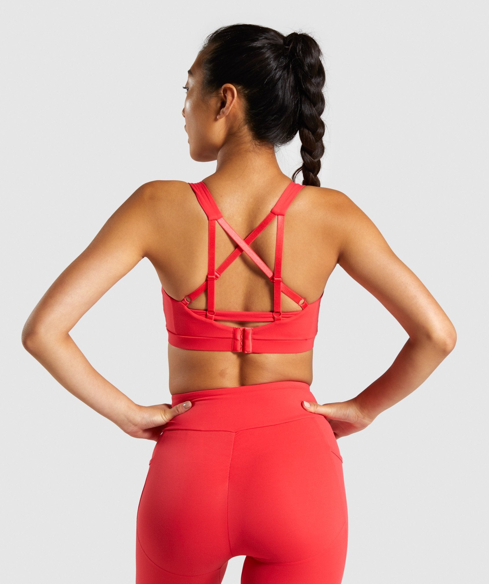 Sculpt Sports Bra in Red - view 2