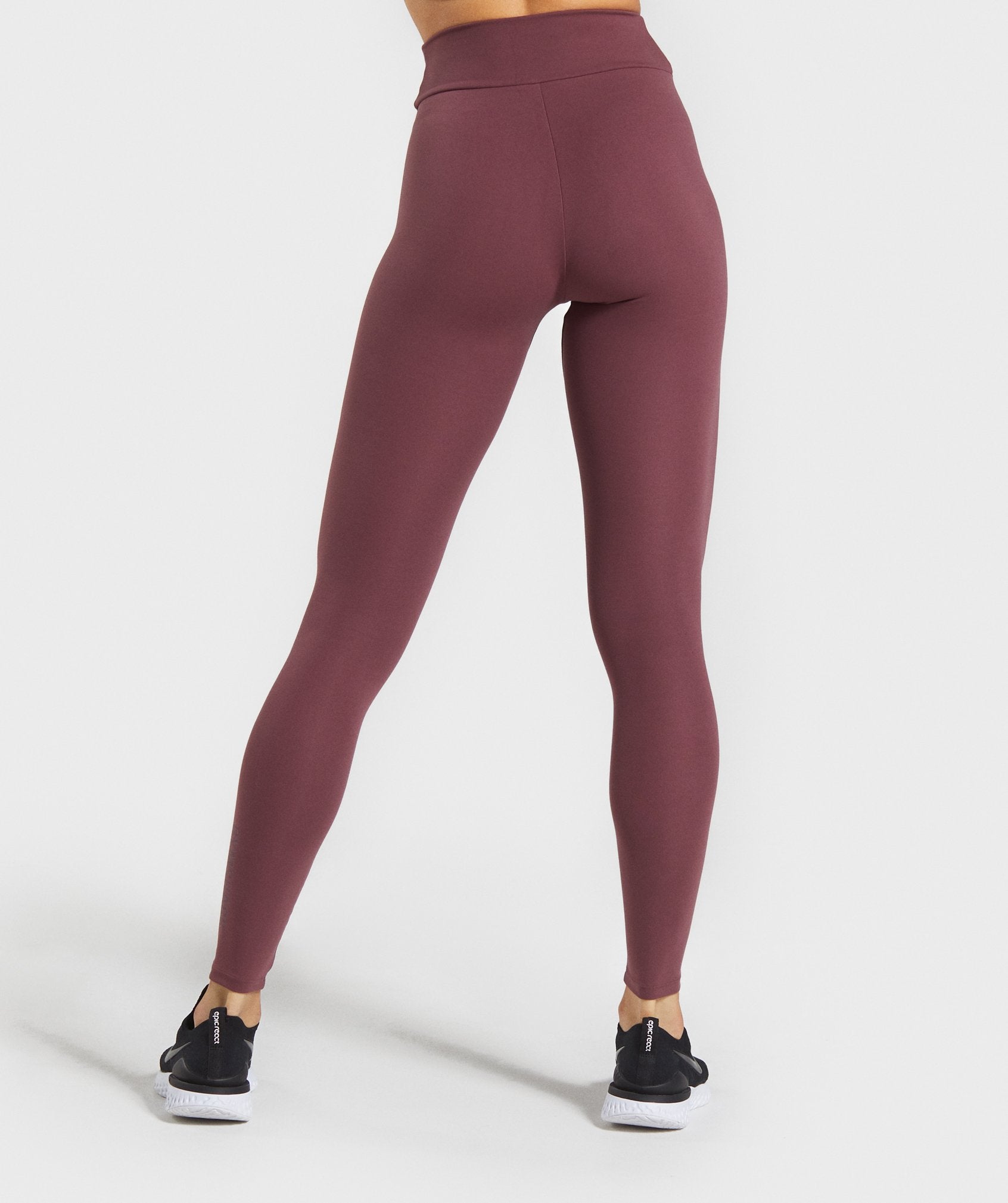 Solo Leggings in Berry Red - view 2