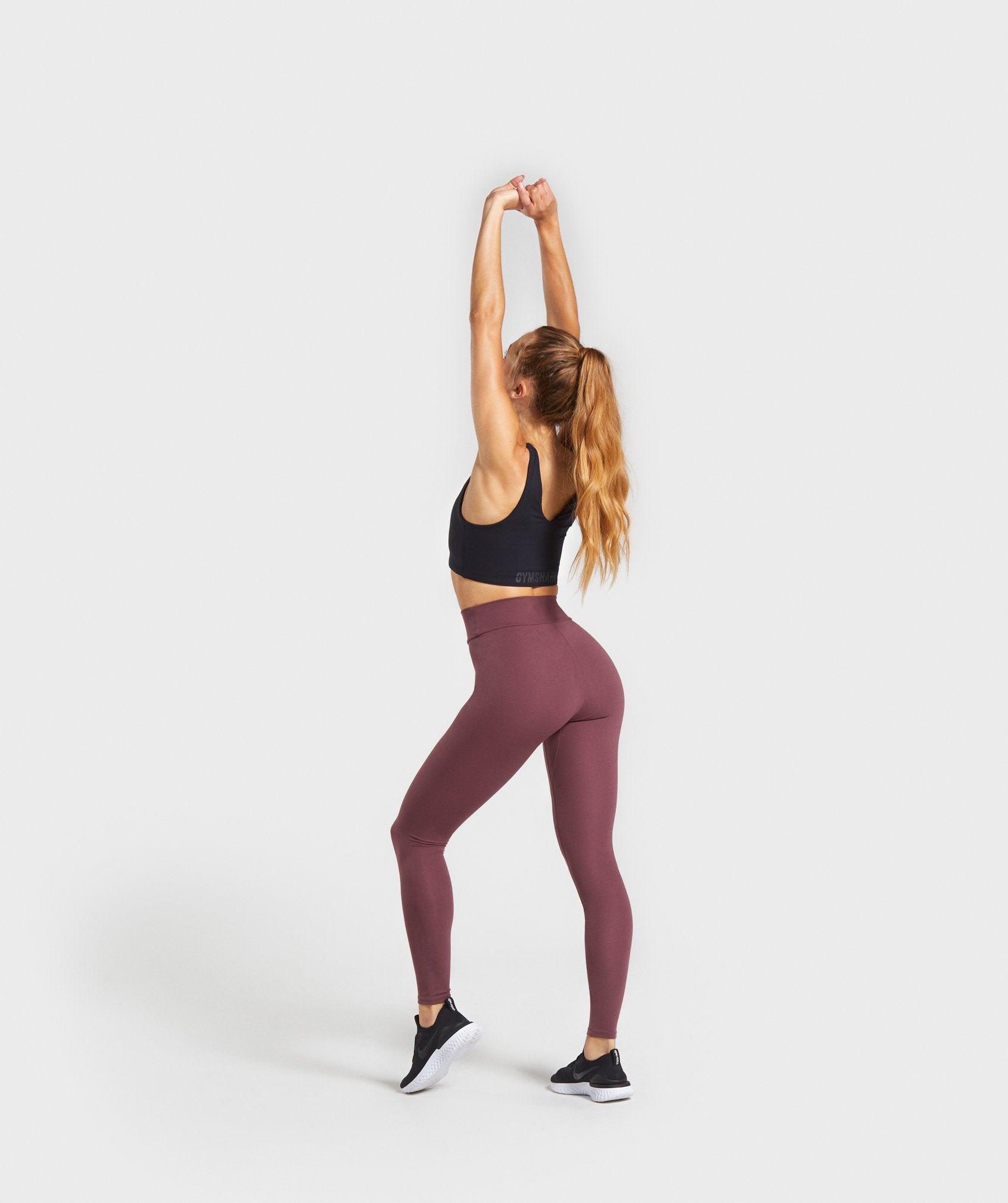 Solo Leggings in Berry Red - view 3