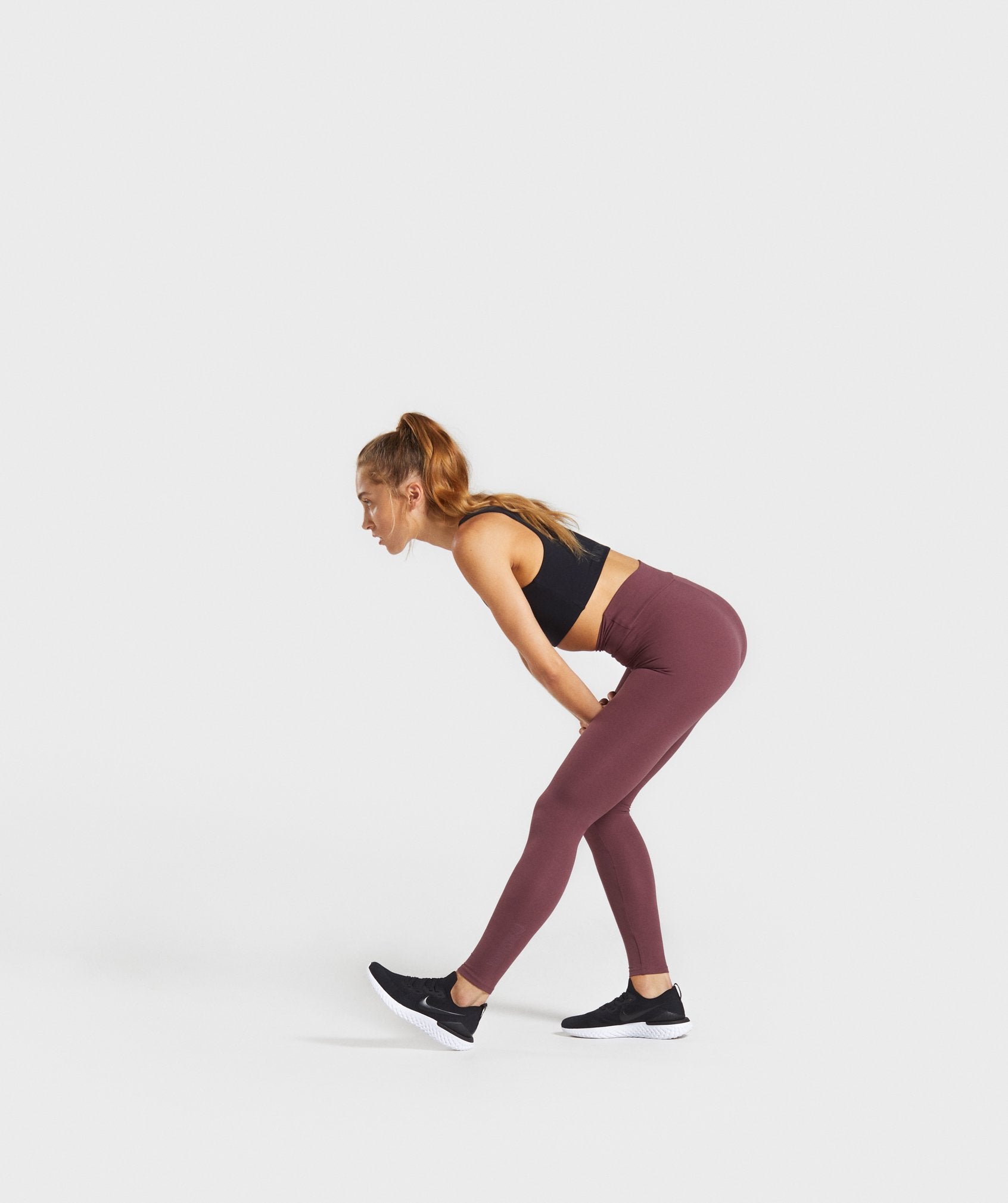 Solo Leggings in Berry Red - view 4
