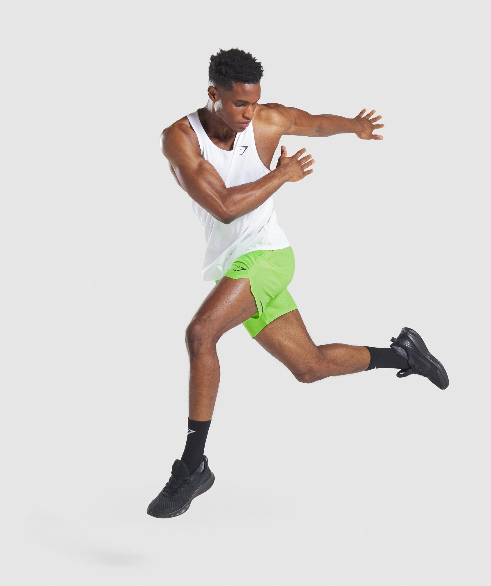 Speed 7" Shorts in Lime - view 5
