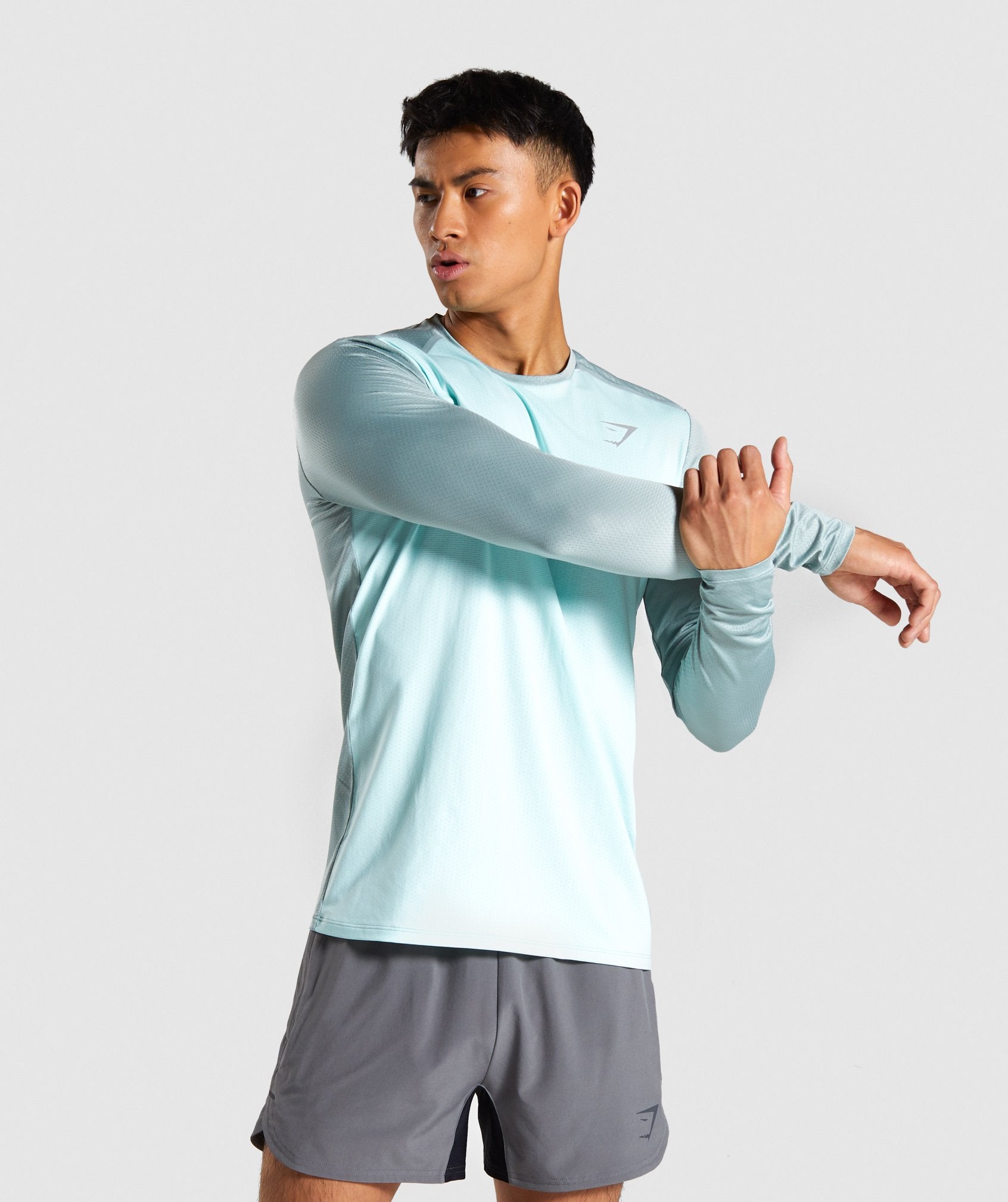 Speed Long Sleeve T-Shirt in Turquoise - view 1