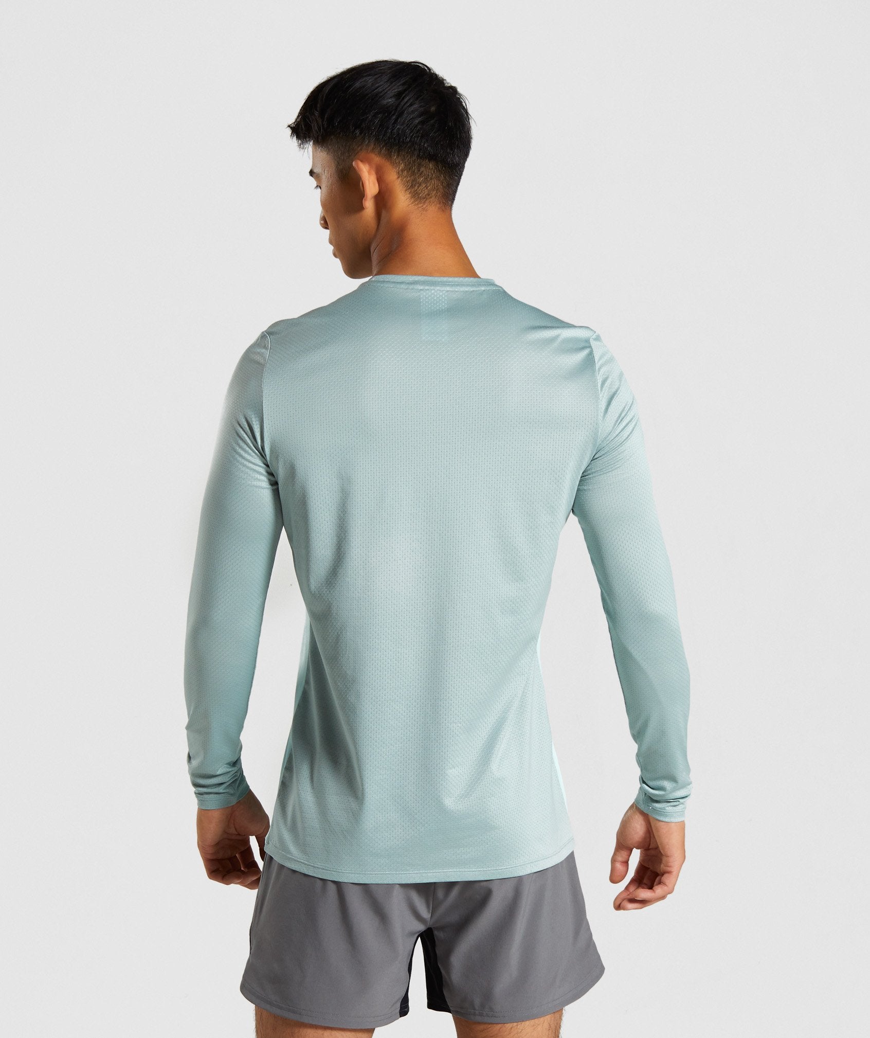 Speed Long Sleeve T-Shirt in Turquoise - view 2