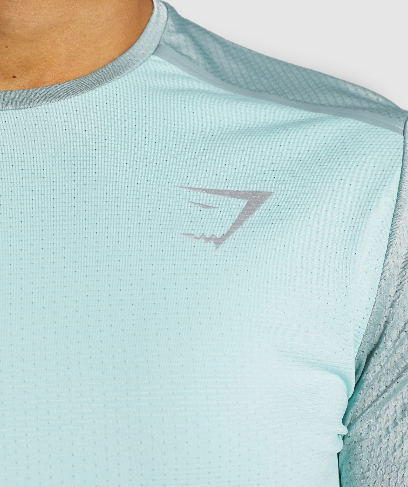 Speed Long Sleeve T-Shirt in Turquoise - view 6