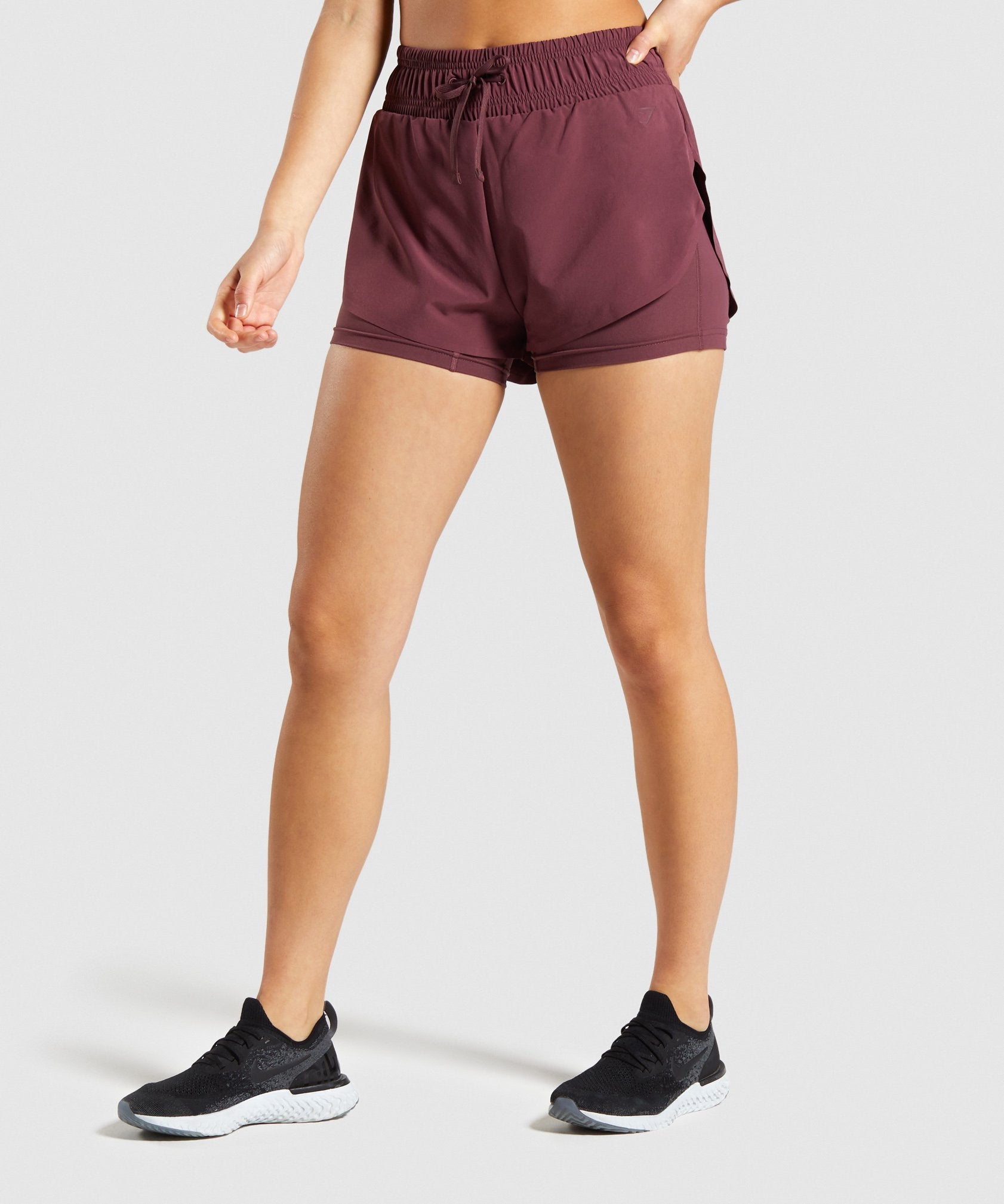 Speed Shorts in Berry Red - view 1