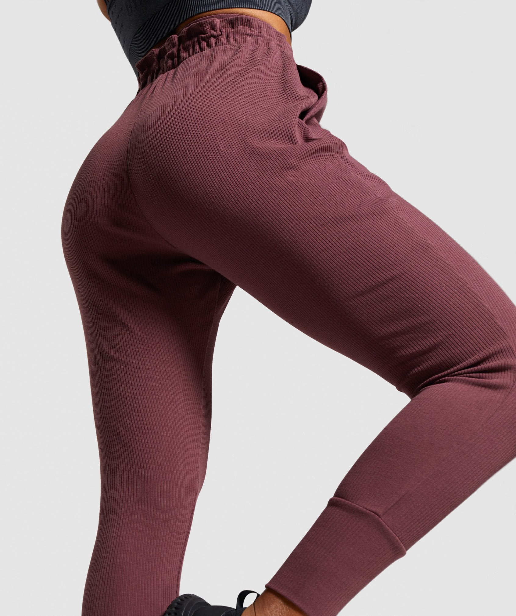 Studio Joggers in Berry Red - view 5