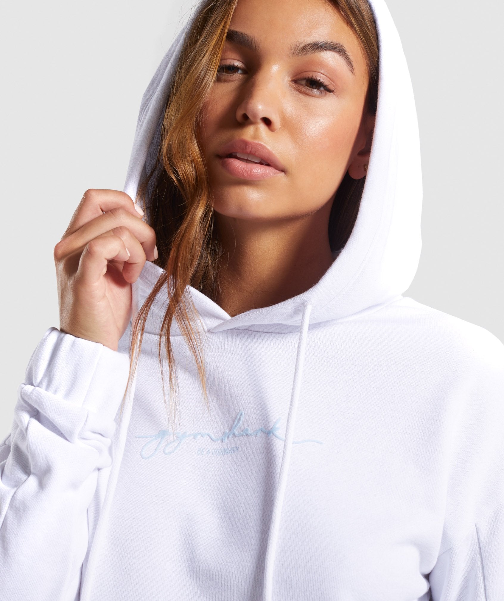 Signature Hoodie in White - view 5