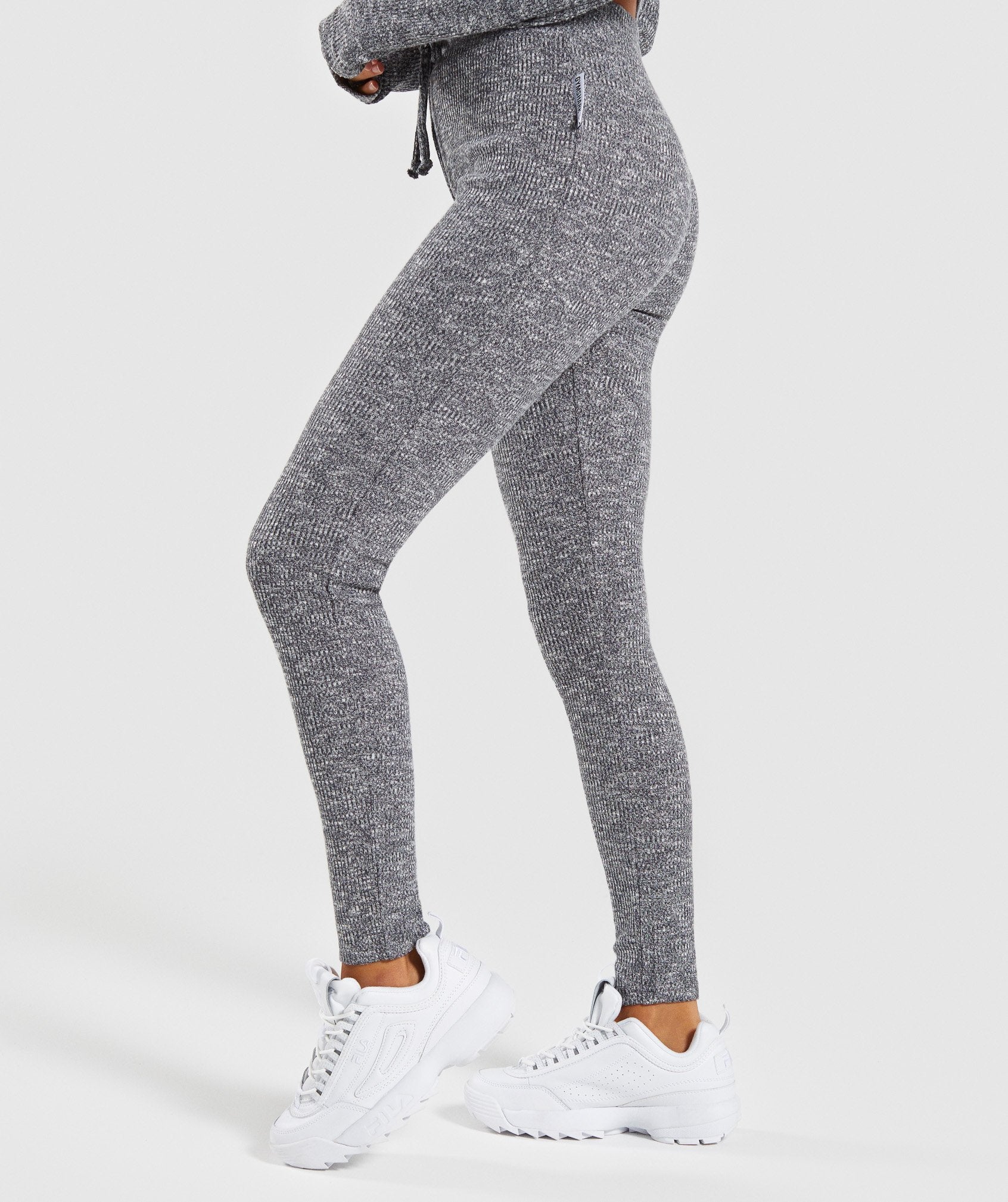 Slounge Leggings in Charcoal Marl - view 3