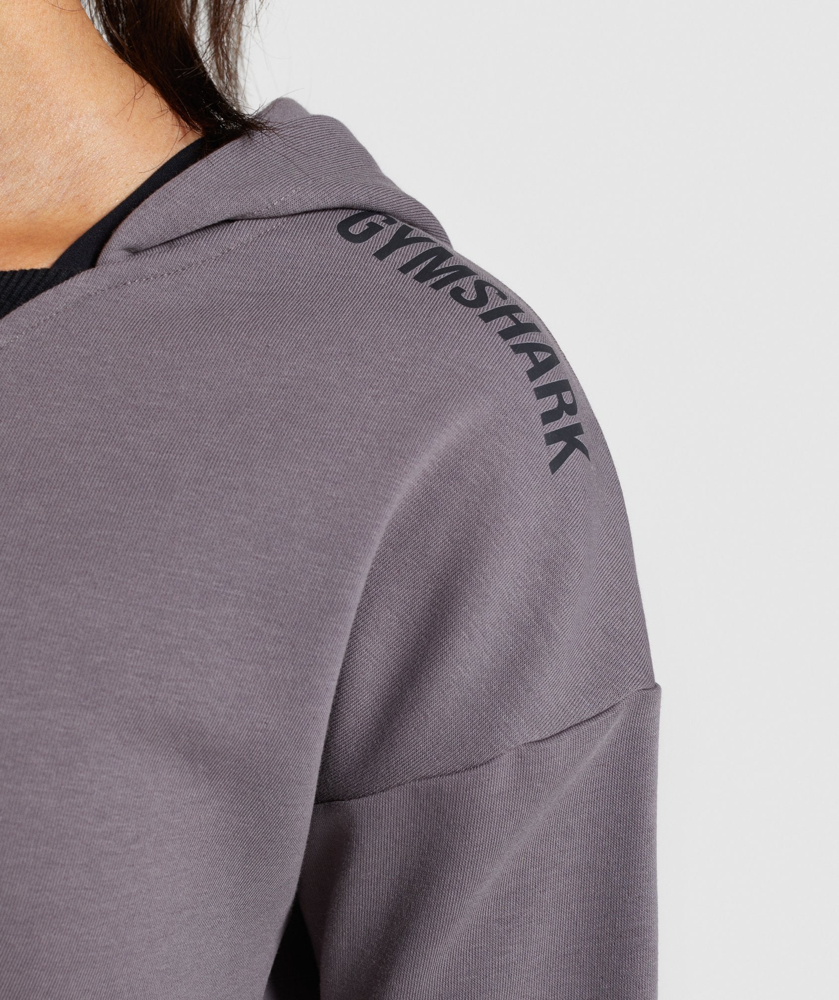 Solo Cropped Hoodie in Slate Lavender - view 5
