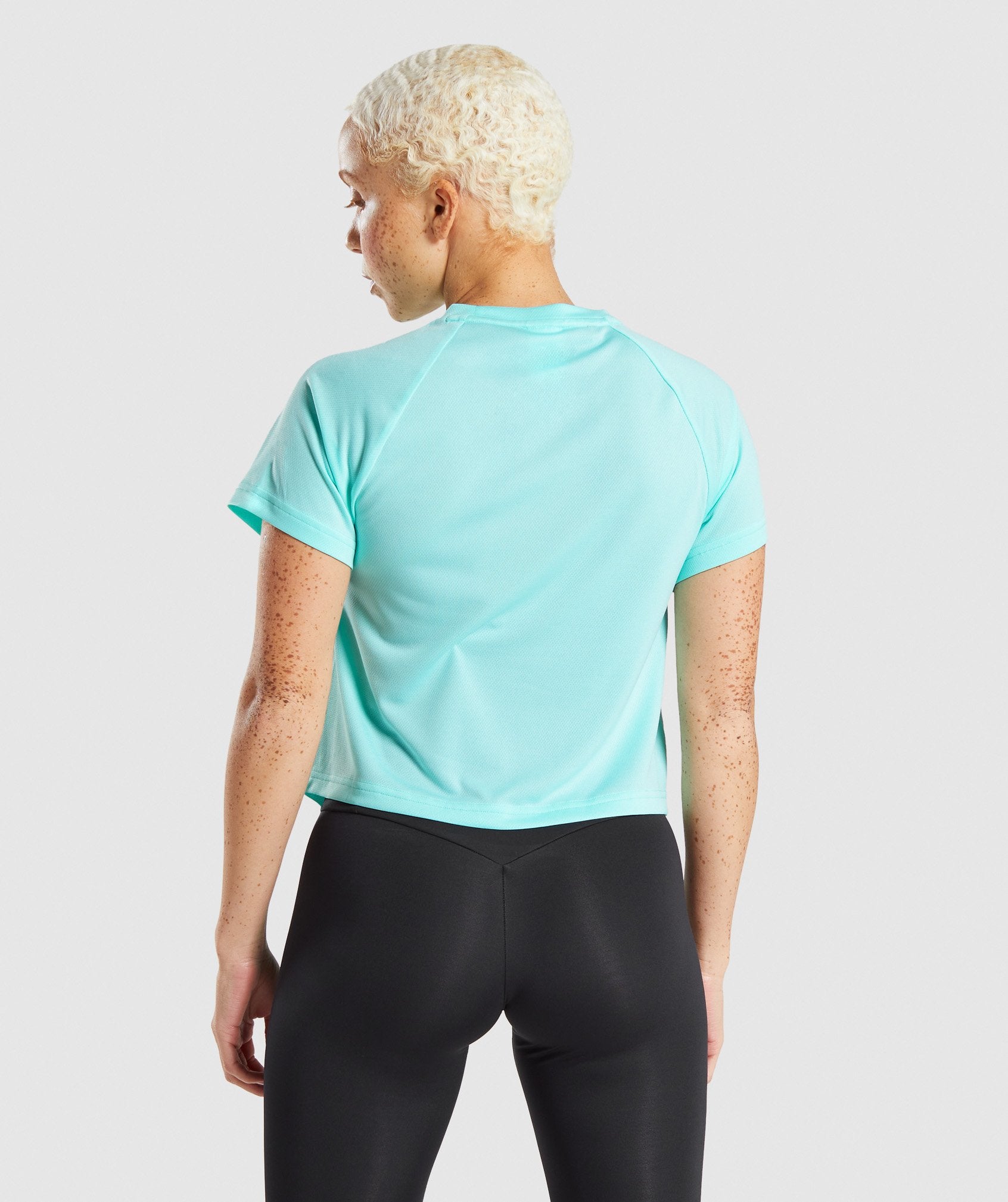 Speed Graphic T-Shirt in Turquoise - view 3