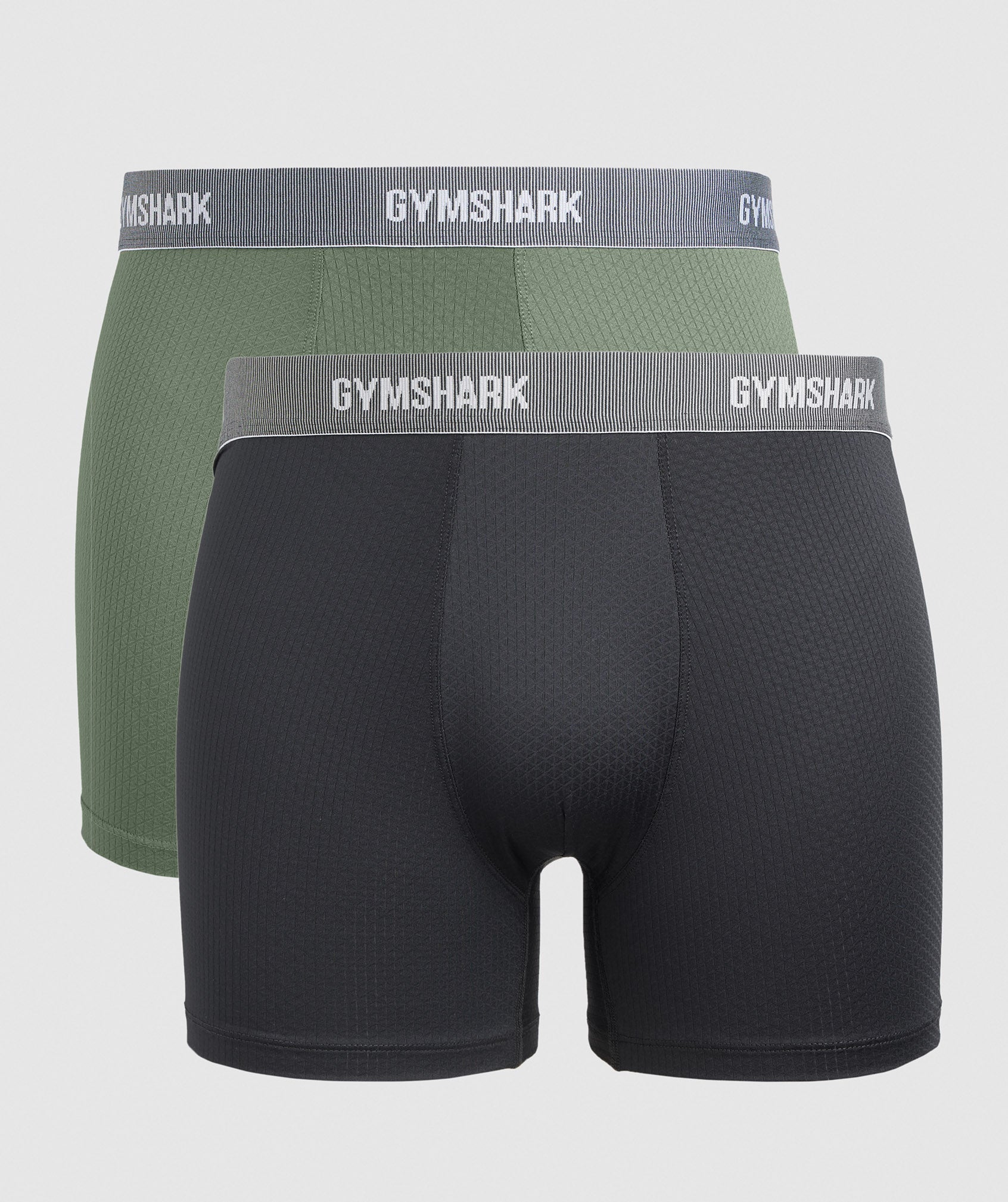 Sports Tech Boxers 2pk in Black/Core Olive - view 1