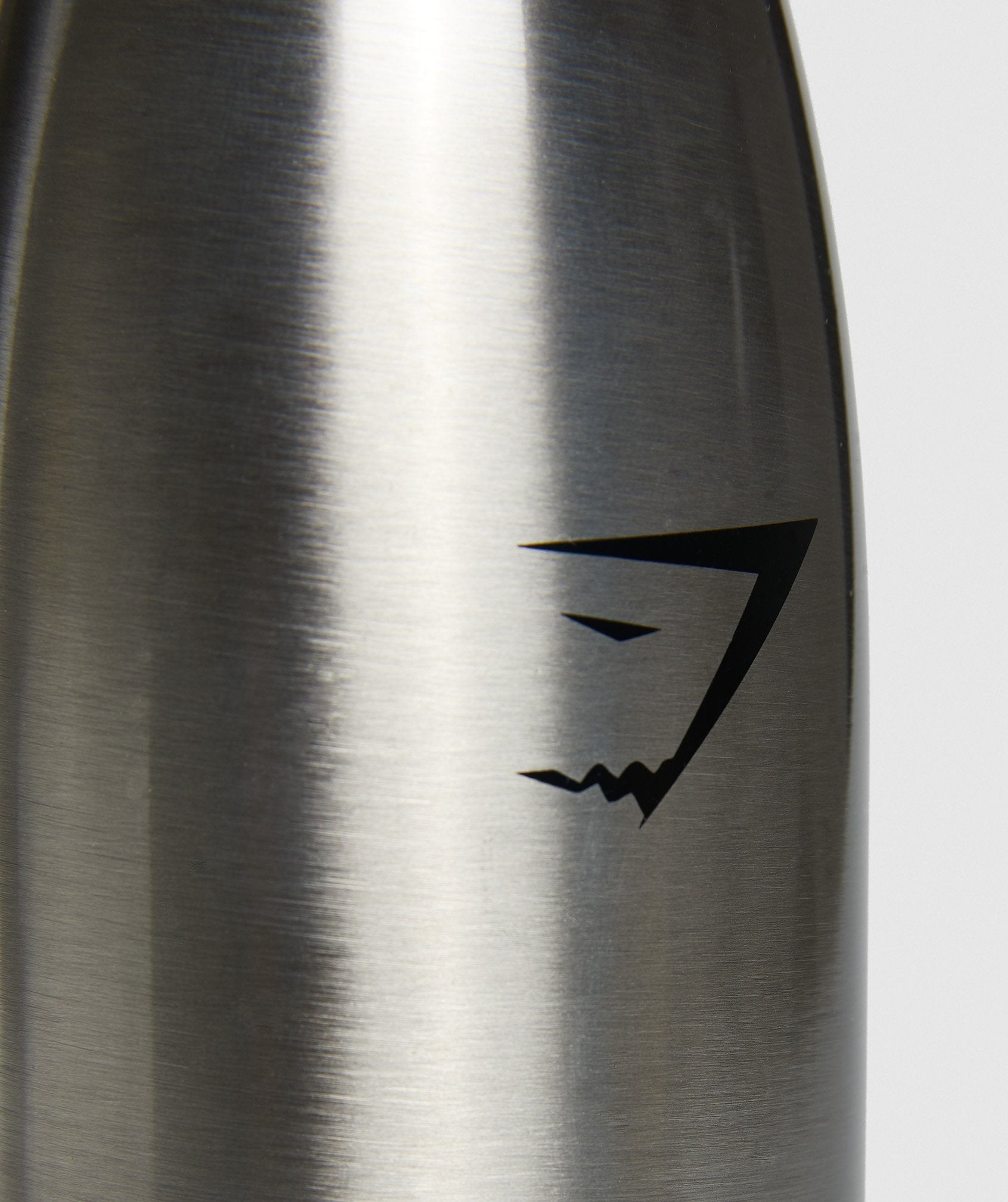 Metal Water Bottle in Gun Metal SIlver - view 3