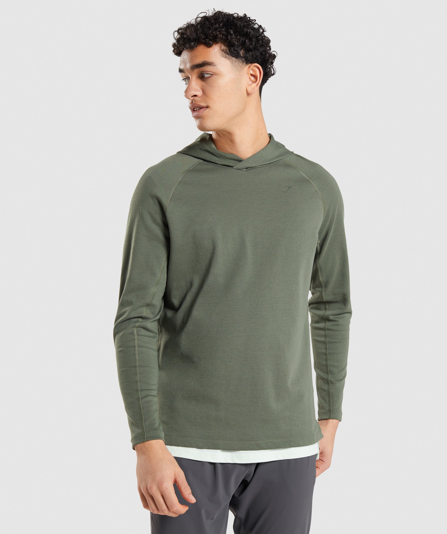 Studio Hoodie in Core Olive - view 1