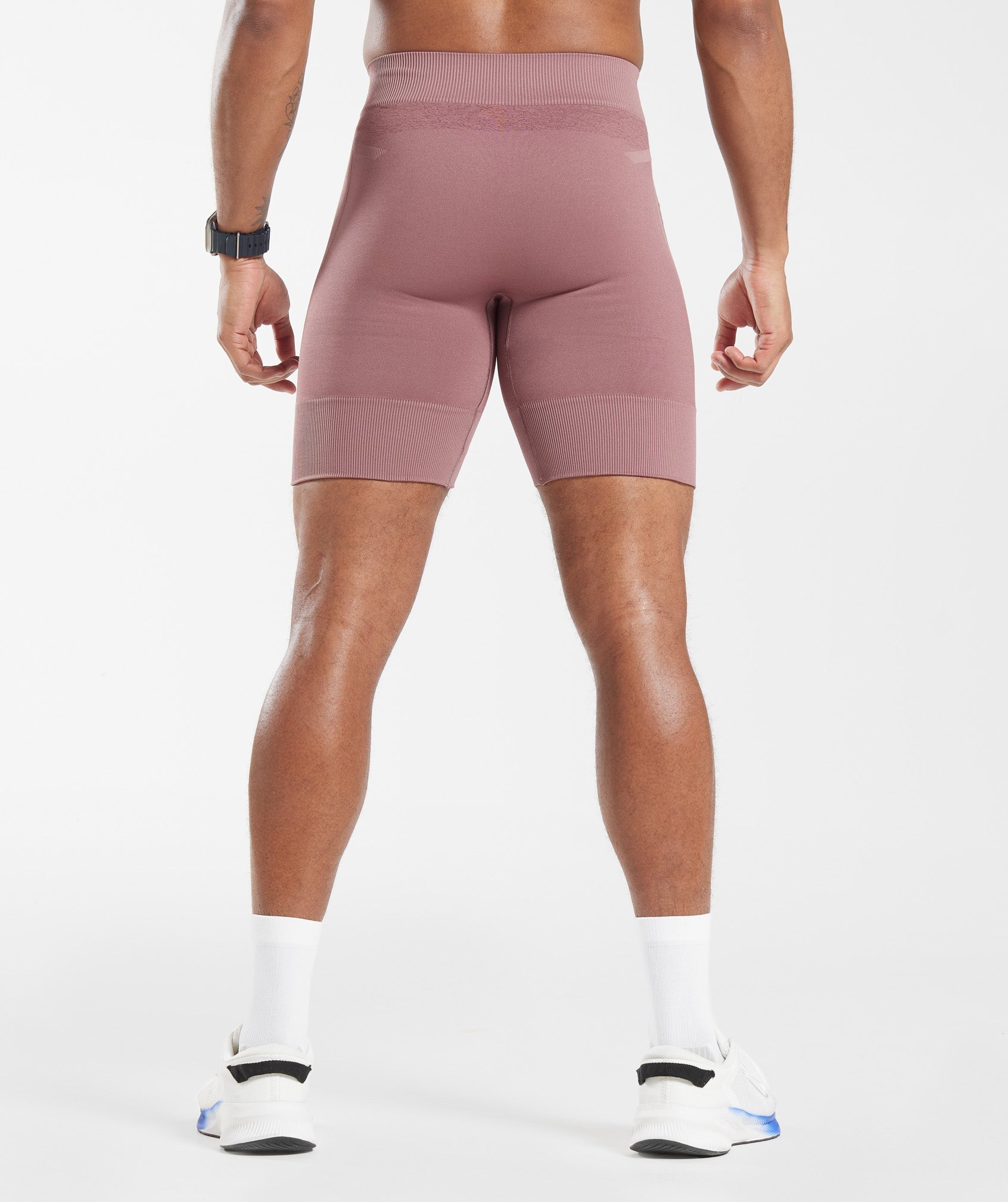 Running Seamless 7" Shorts in Dusty Maroon - view 2