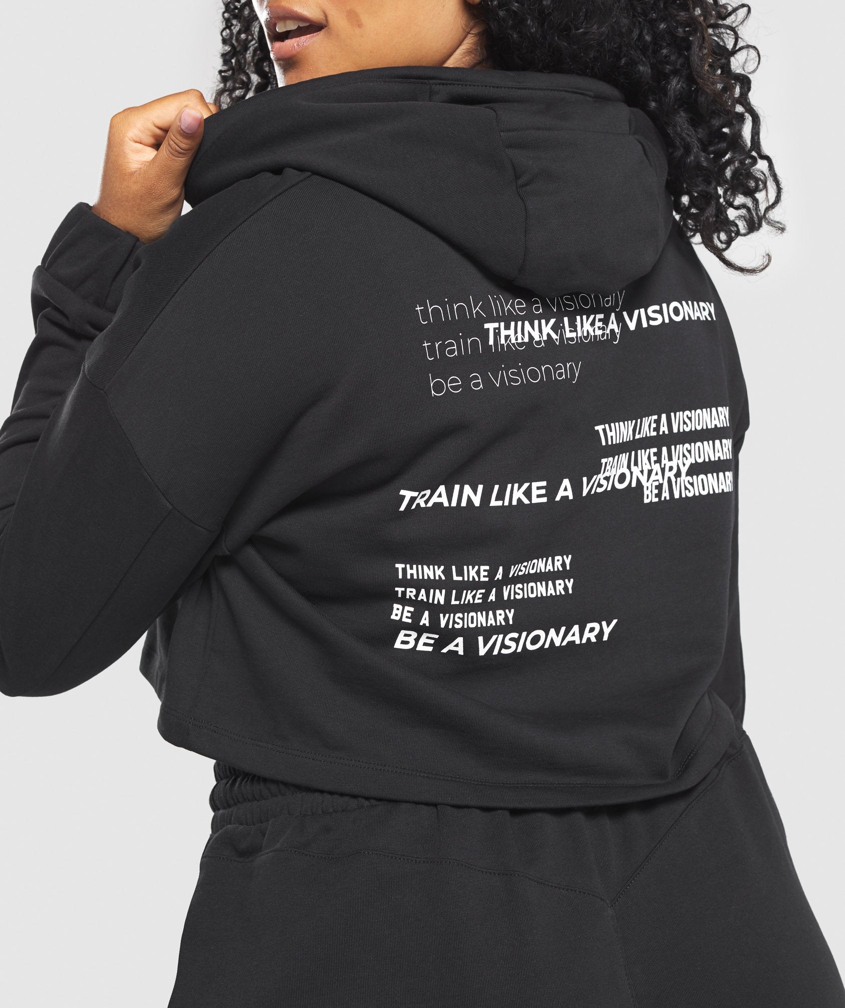 Think Train Be Hoodie in Black