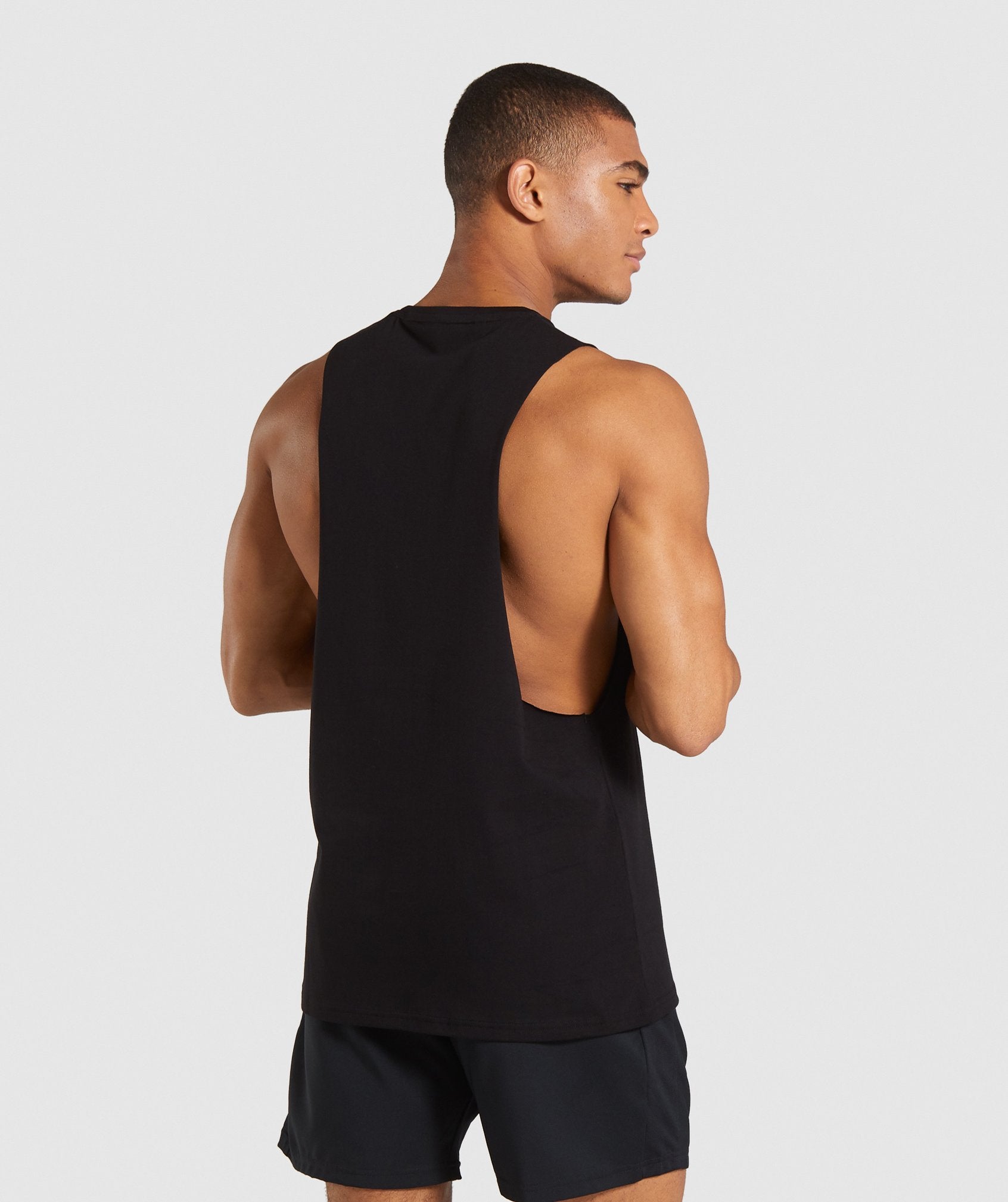 TPT Drop Armhole T-Shirt in Black - view 2