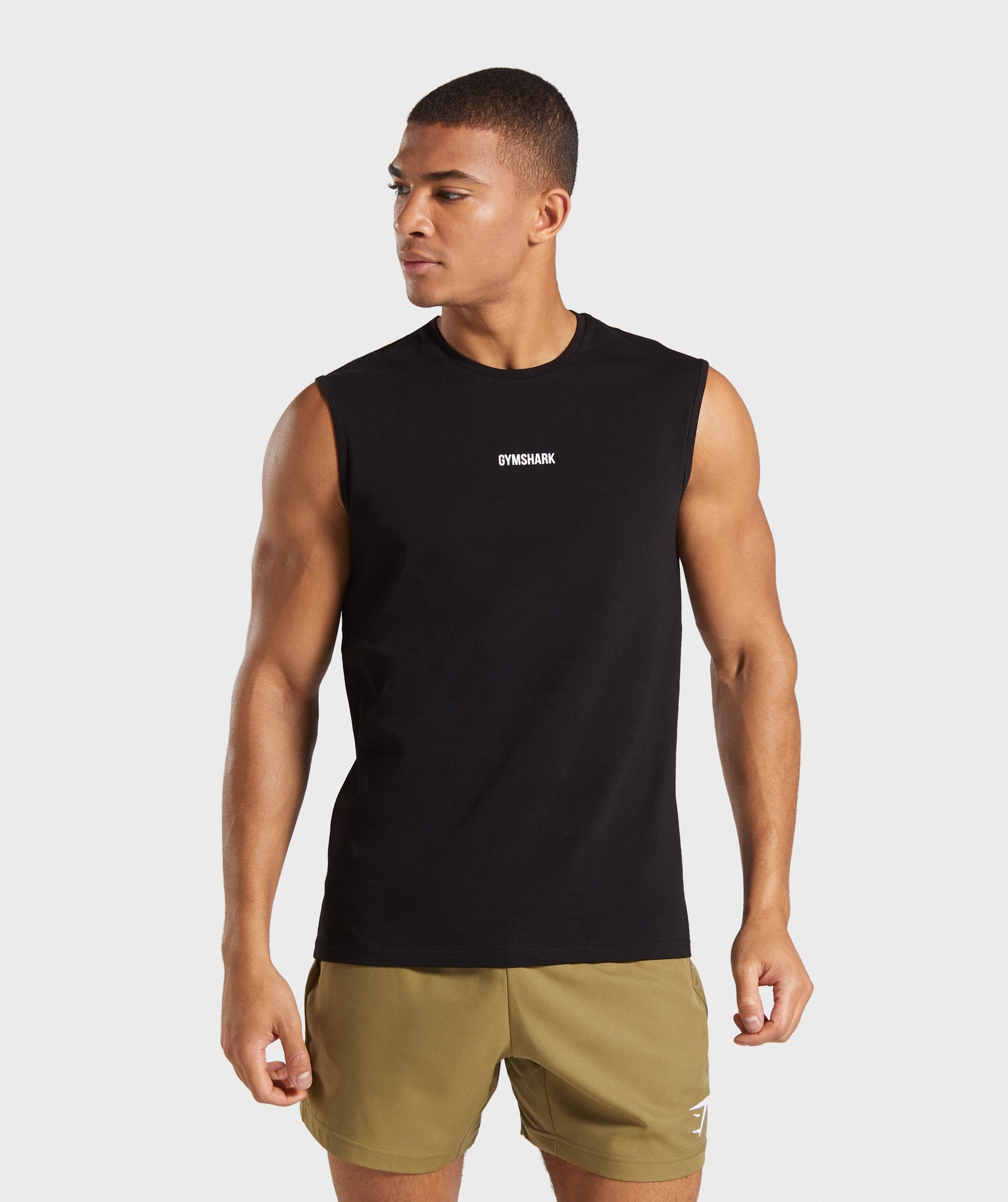 TPT Sleeveless T-shirt in Black - view 1