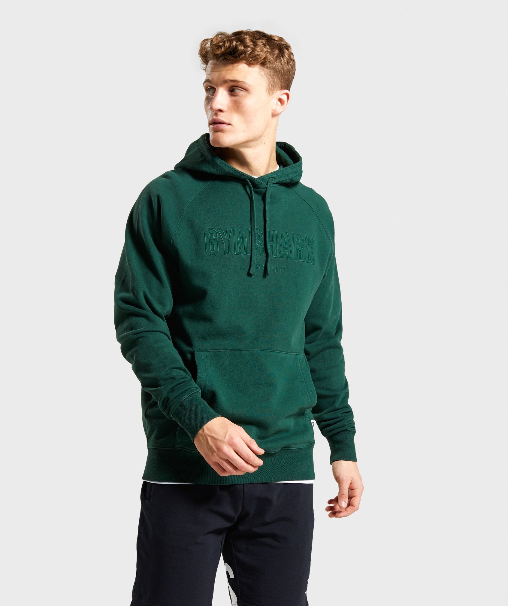 Gymshark Track Hoodie - Green Image A