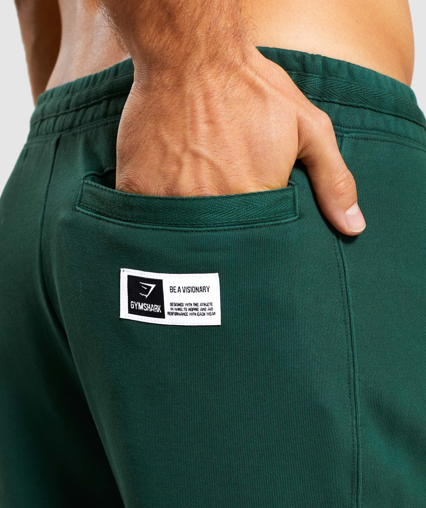 Gymshark Track Shorts - Green Image D2