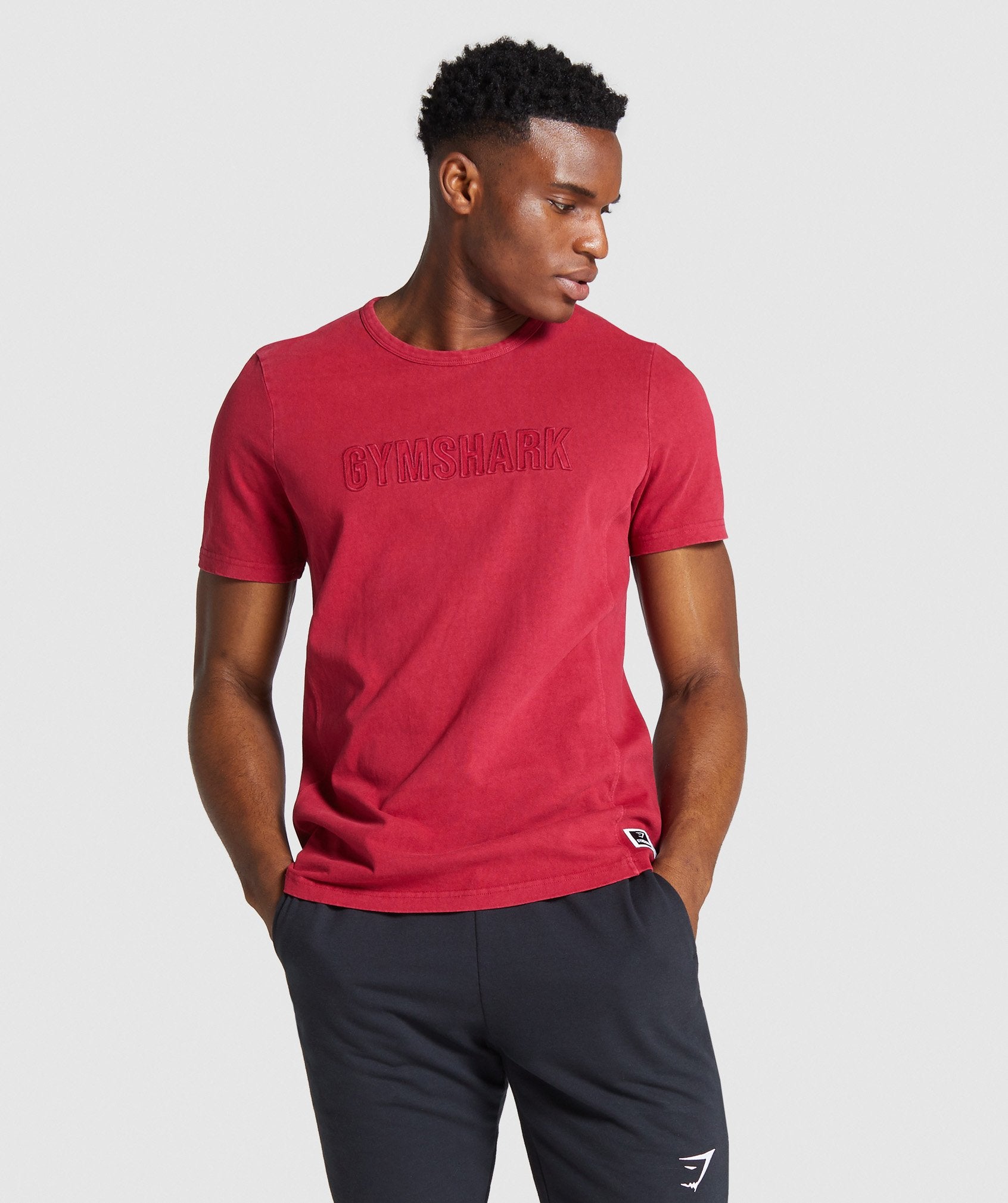 Track T-Shirt in Claret