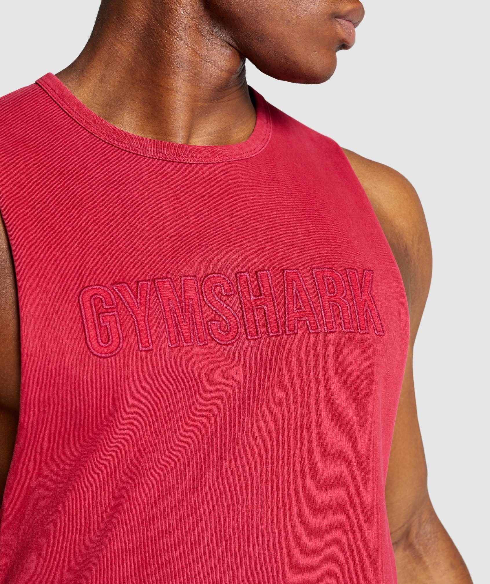 Gymshark Track Tank - Red Image D1