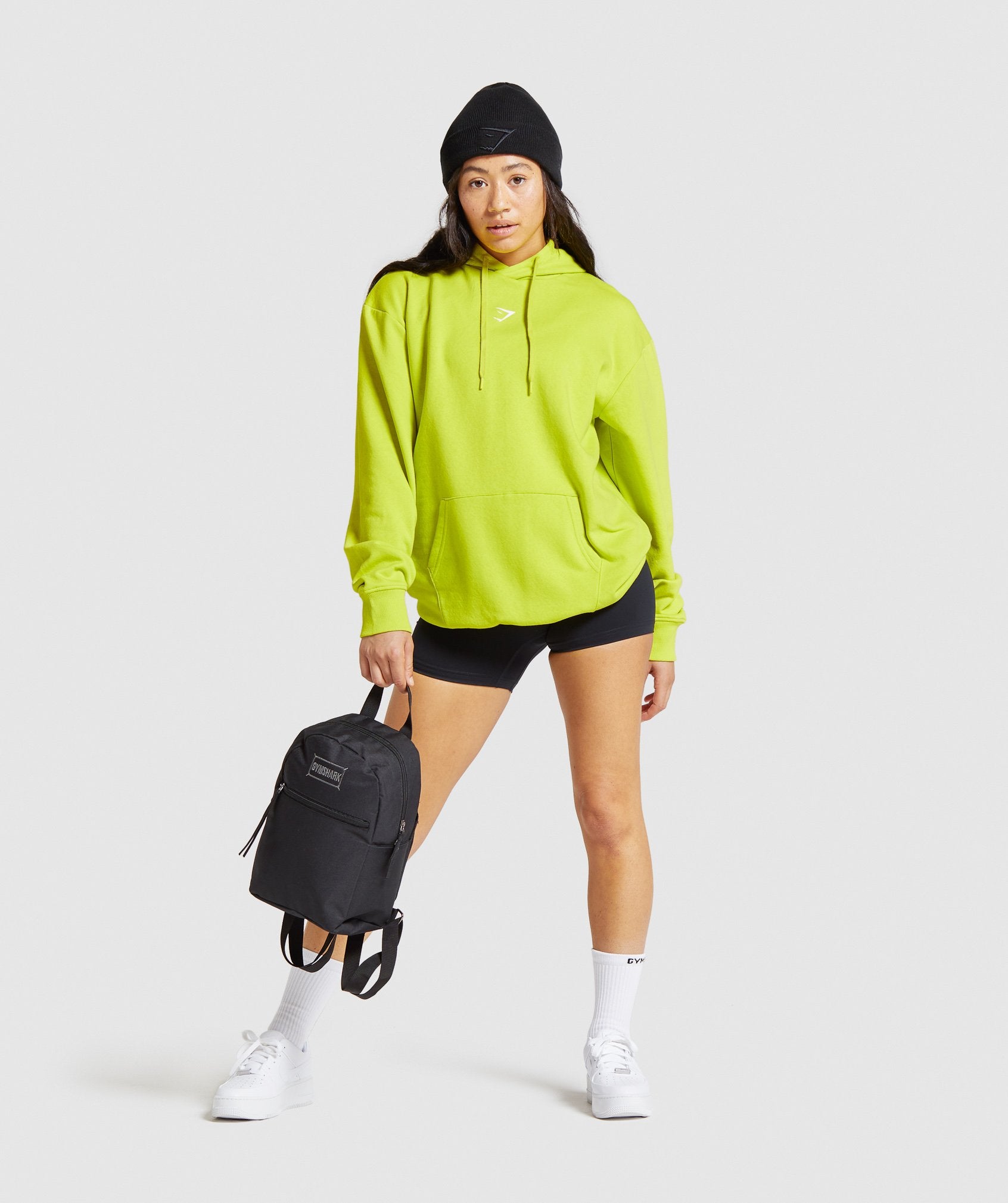Training Oversized Hoodie in Lime - view 4