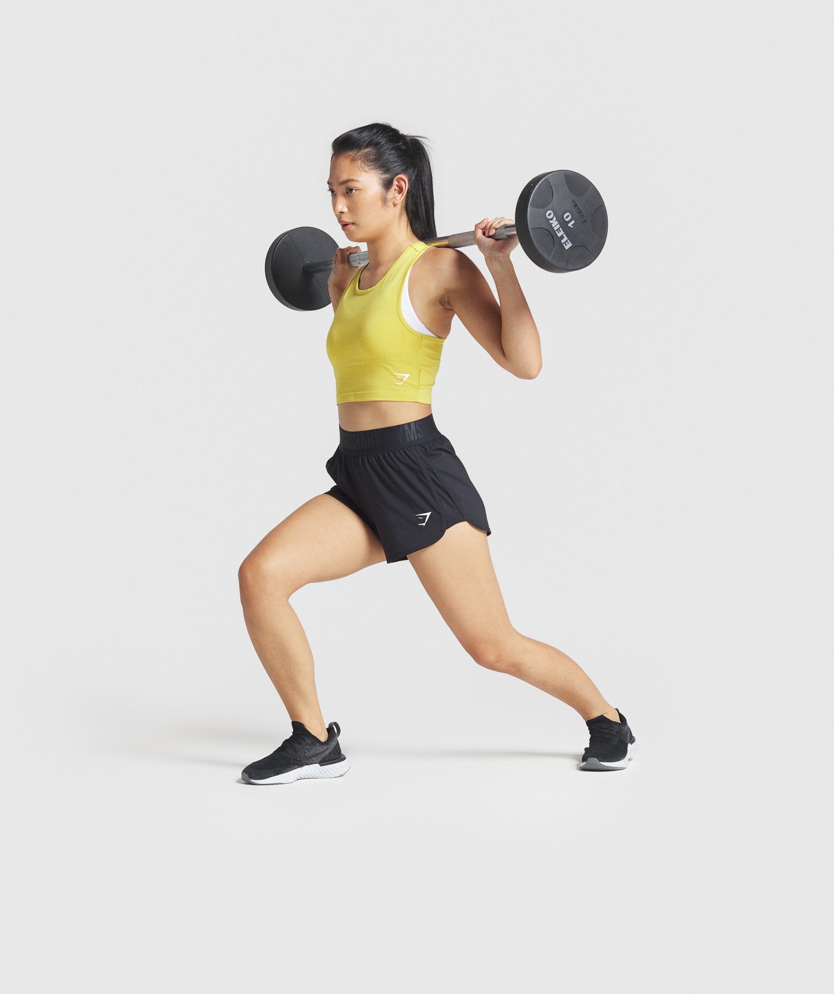 Training Crop Vest in Yellow