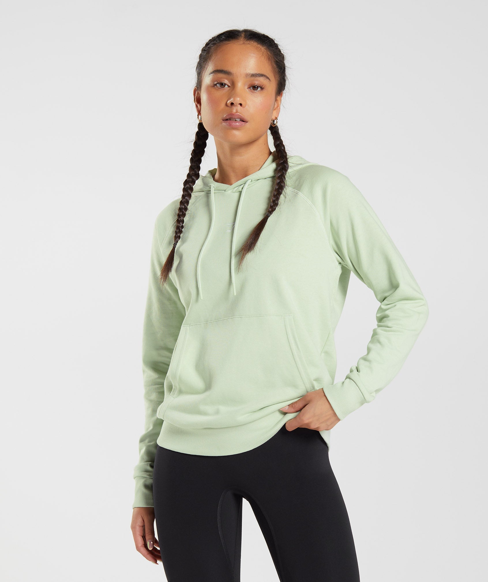 Training Hoodie in Flora Green - view 1