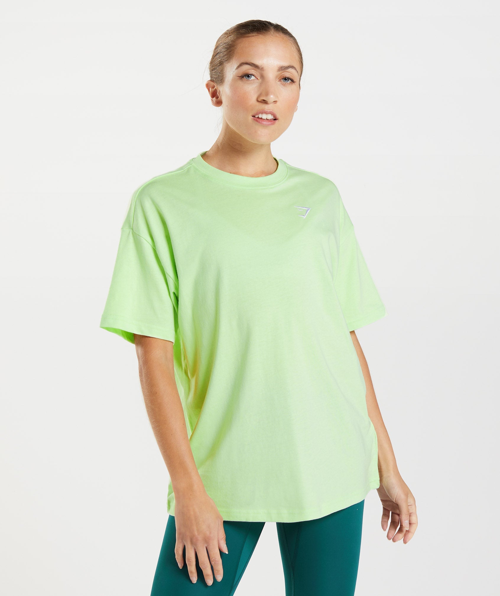 Training Oversized T-shirt in Kiwi Green - view 1